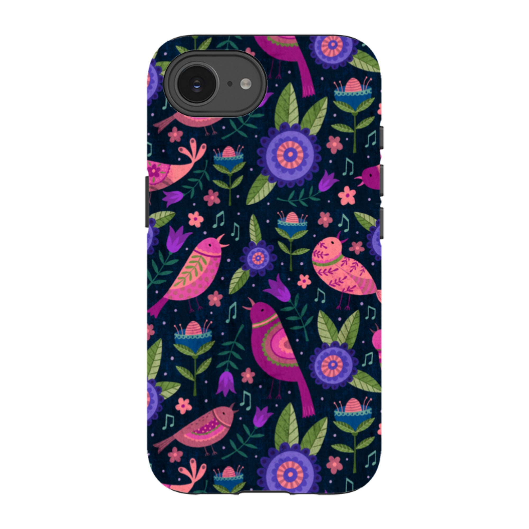 iPhone Tough Case - Bird Pattern VI By Suzy Taylor