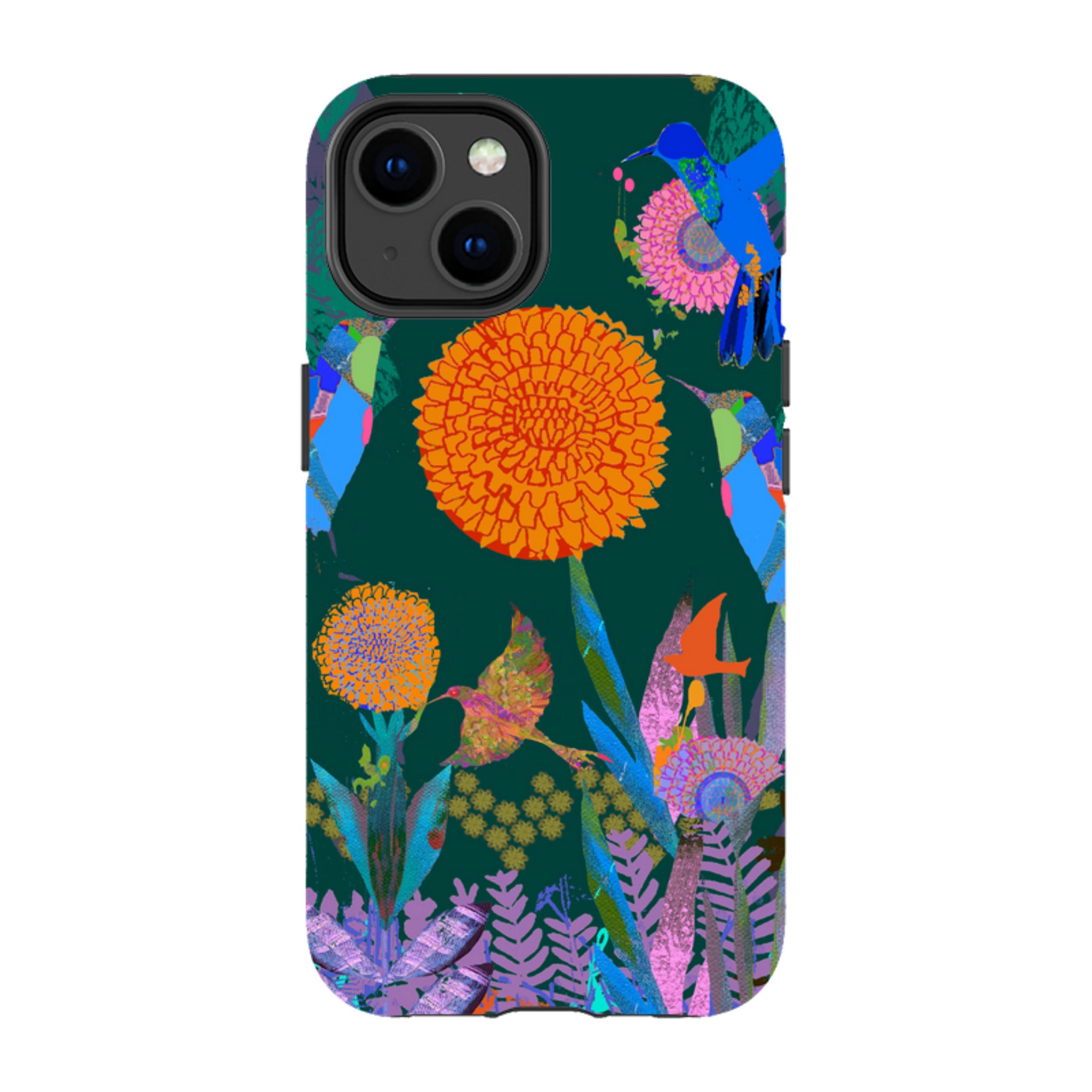 iPhone Tough Case - Hummingbird Forest By Tiffany Lynch
