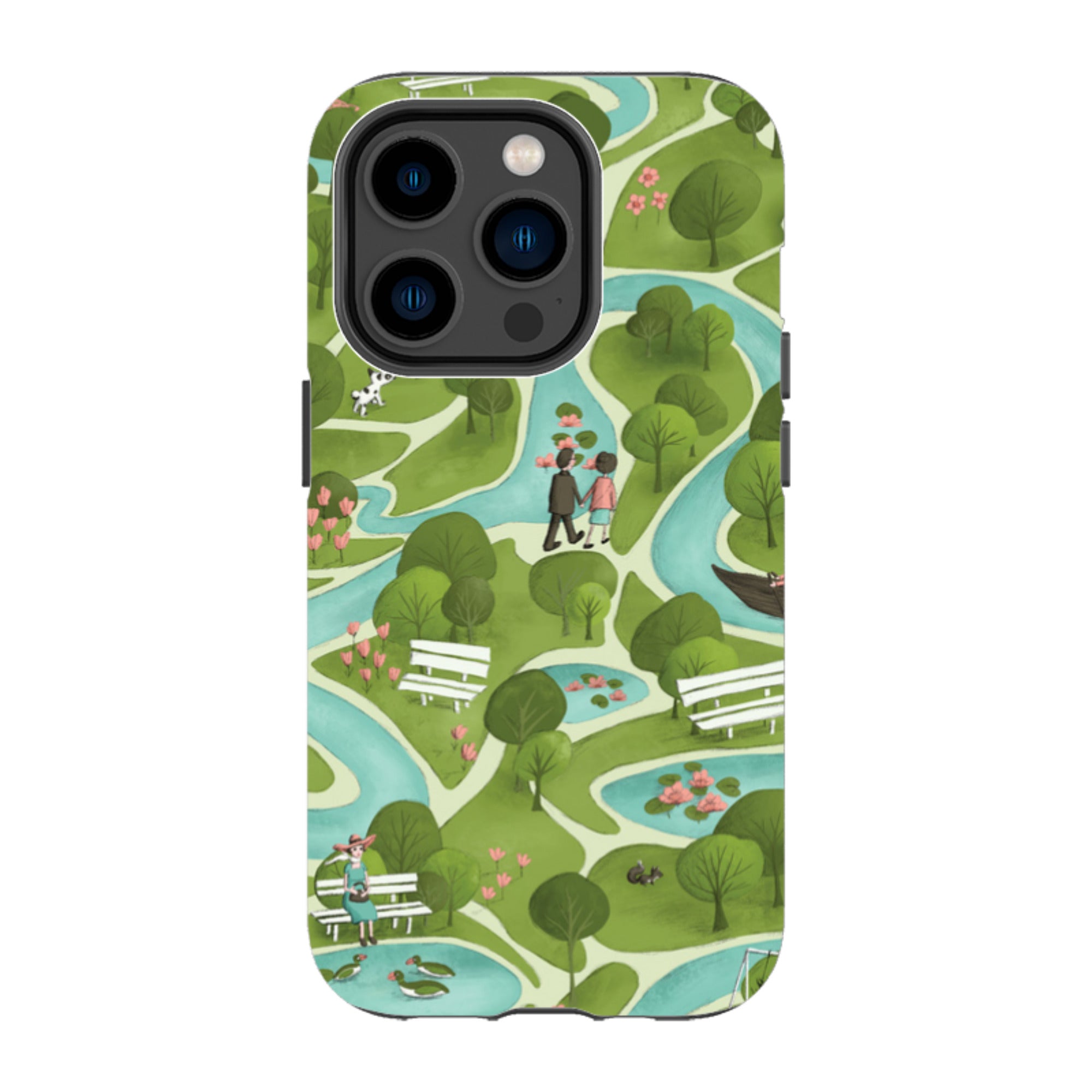 iPhone Tough Case - In the Park By Maja Lindberg