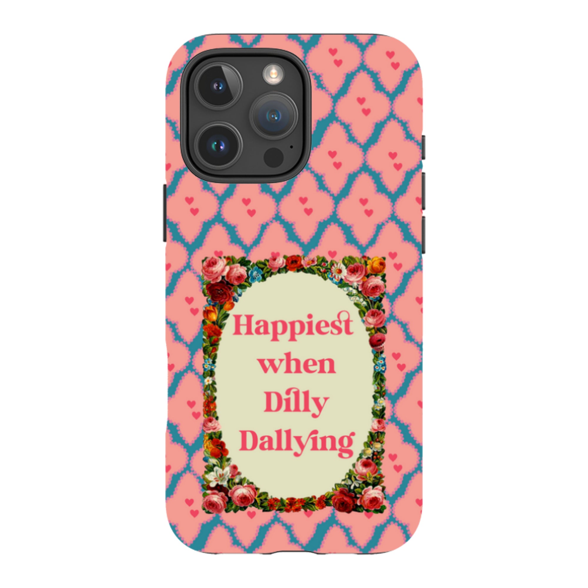 iPhone Tough Case - Dilly Dally By Clare Jordan