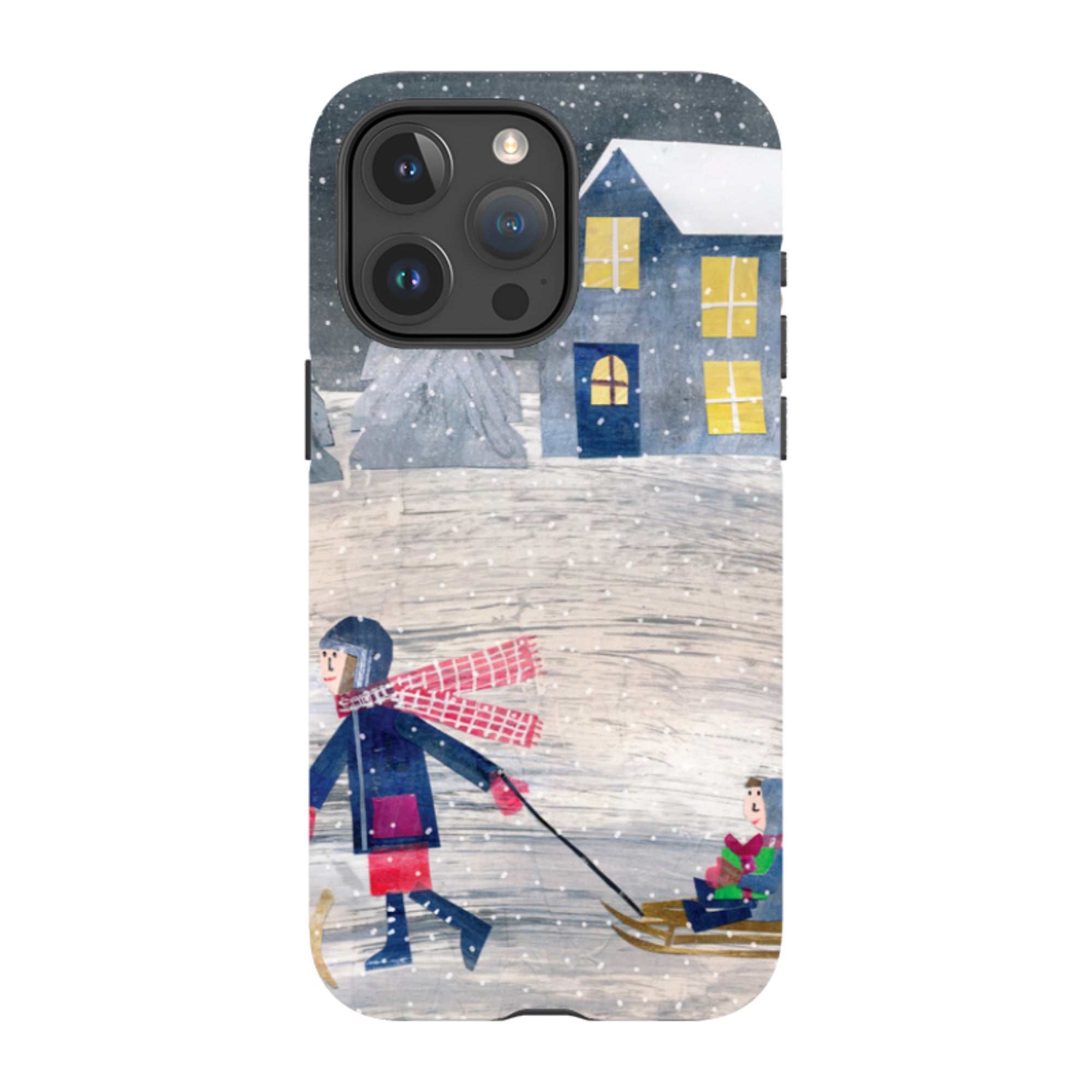 iPhone Tough Case - Sledging By Tracey English