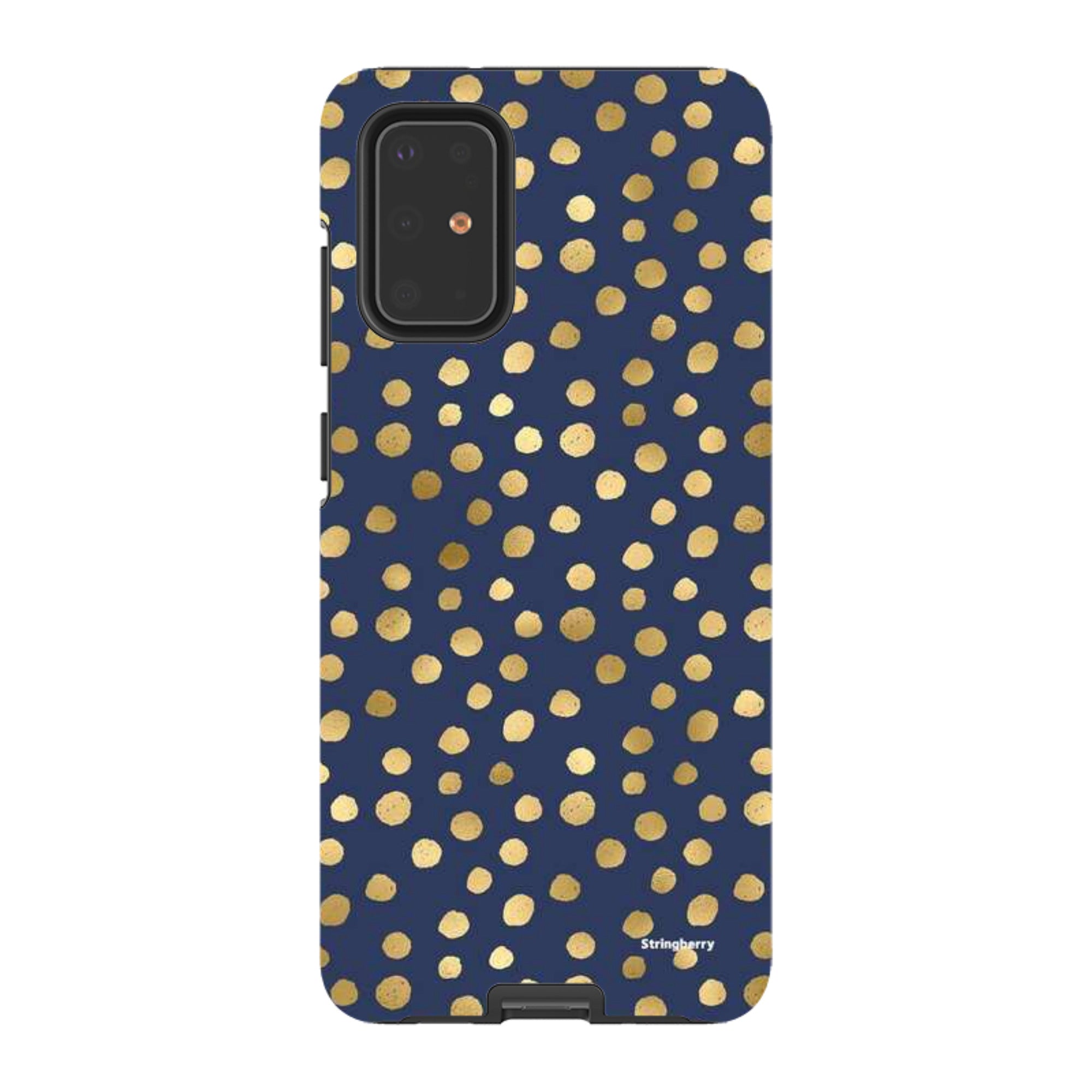 Samsung Tough Case - Navy Polka