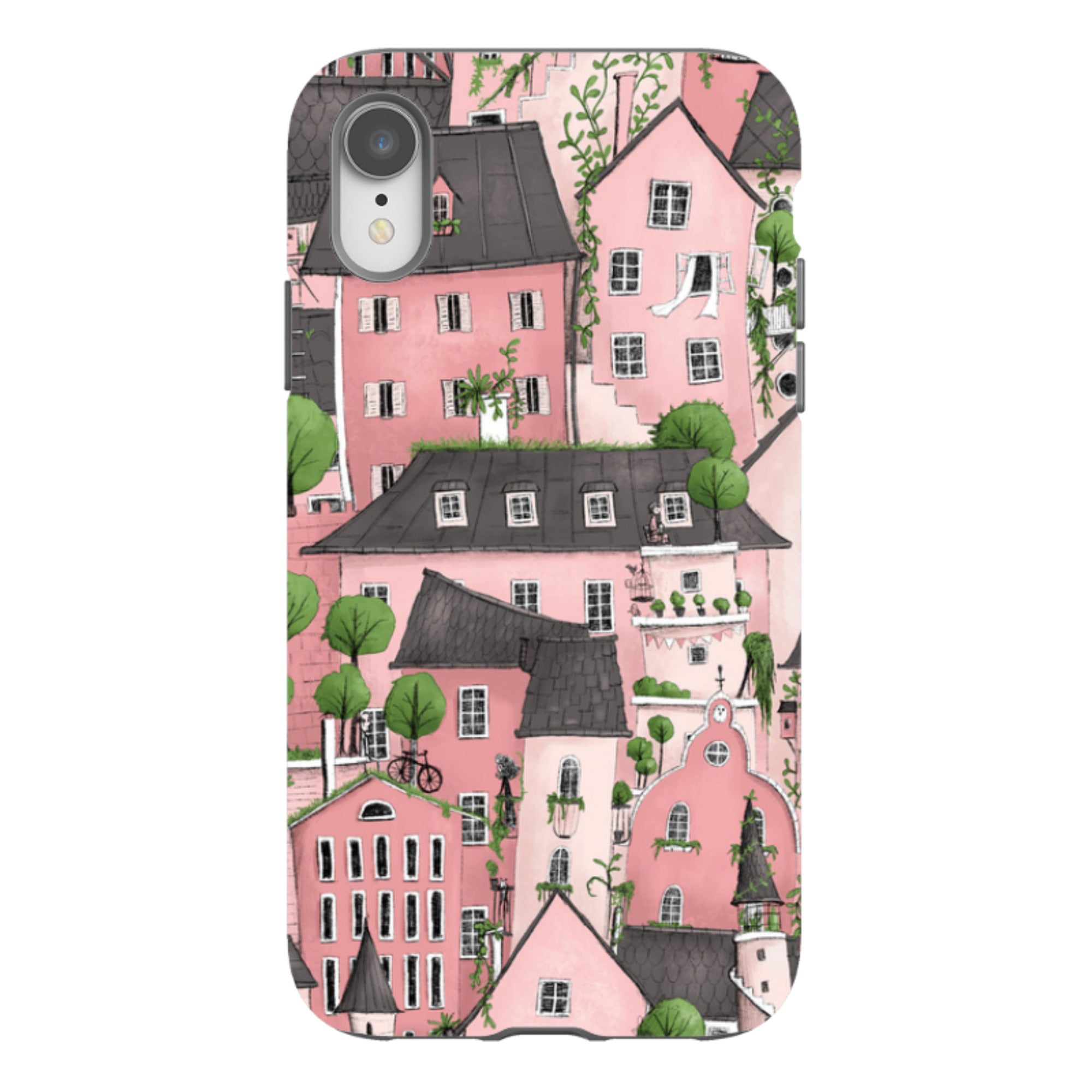 iPhone Tough Case - Pink City By Maja Lindberg