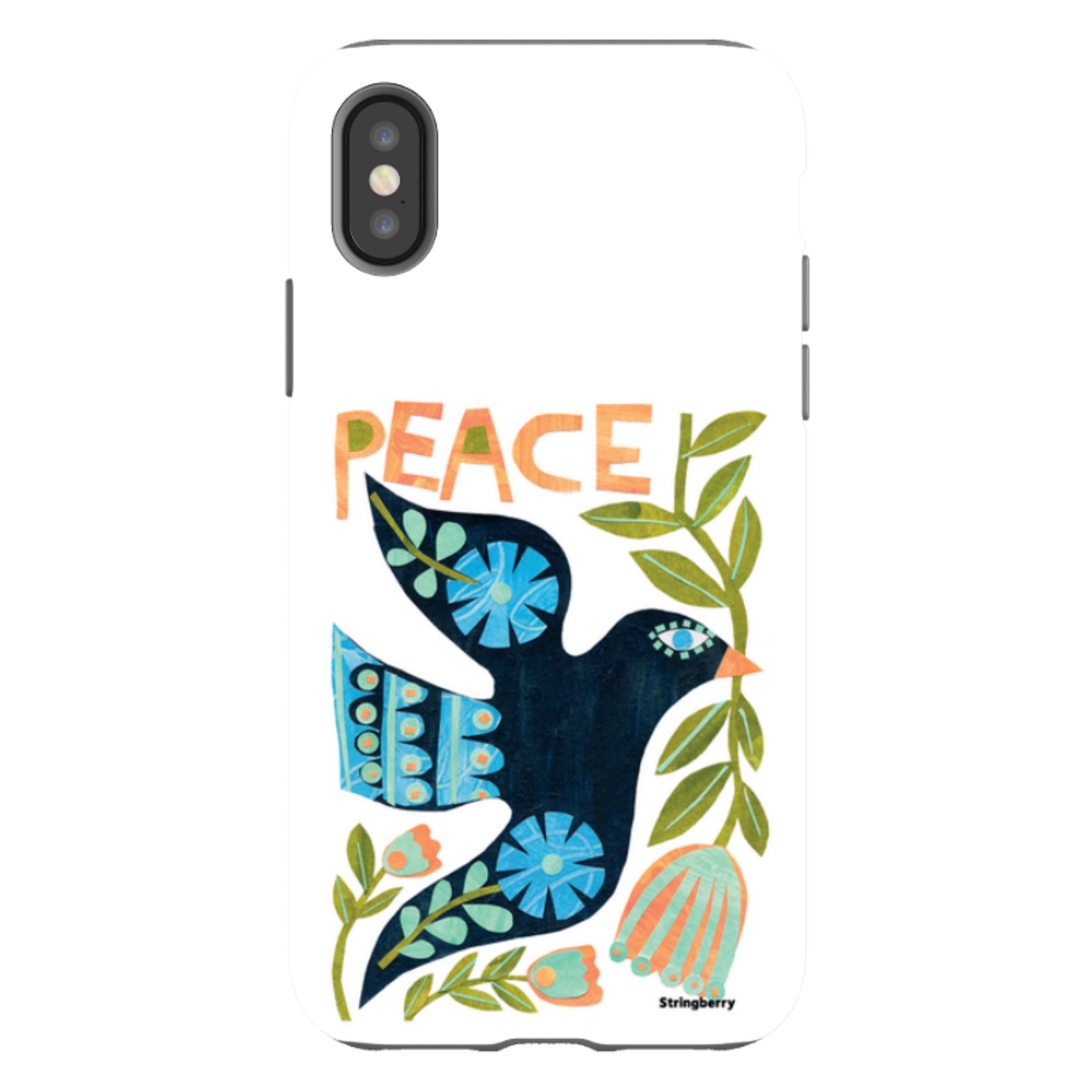 iPhone Tough Case - Peace By Tracey English