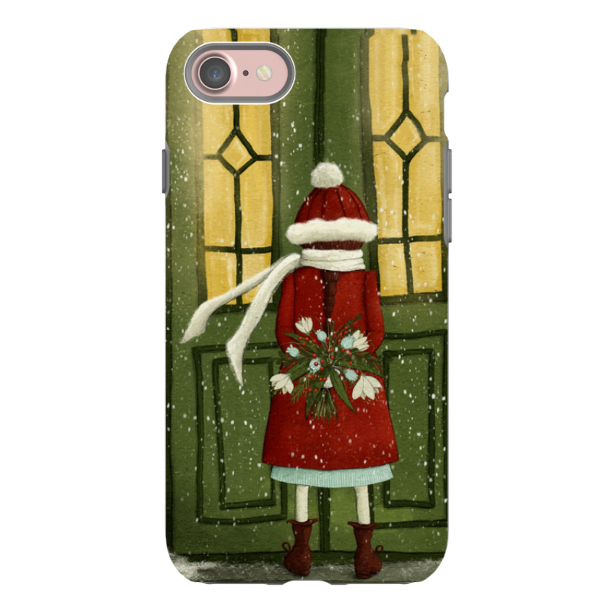 iPhone Tough Case - Winter Flowers By Maja Lindberg