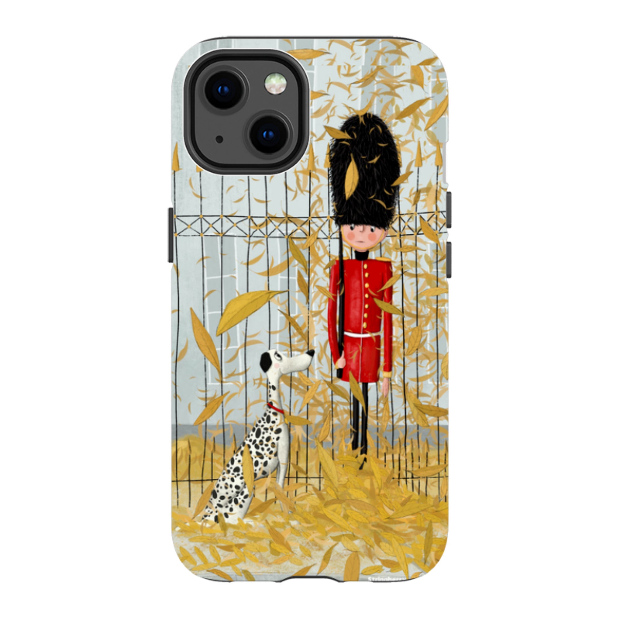 iPhone MagSafe Tough Case - London In Leaves By Maja Lindberg