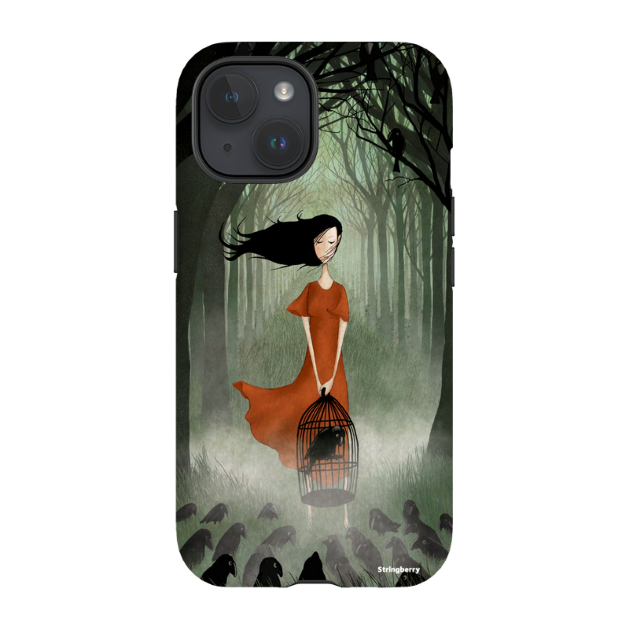 iPhone MagSafe Tough Case - The Raven Girl By Maja Lindberg