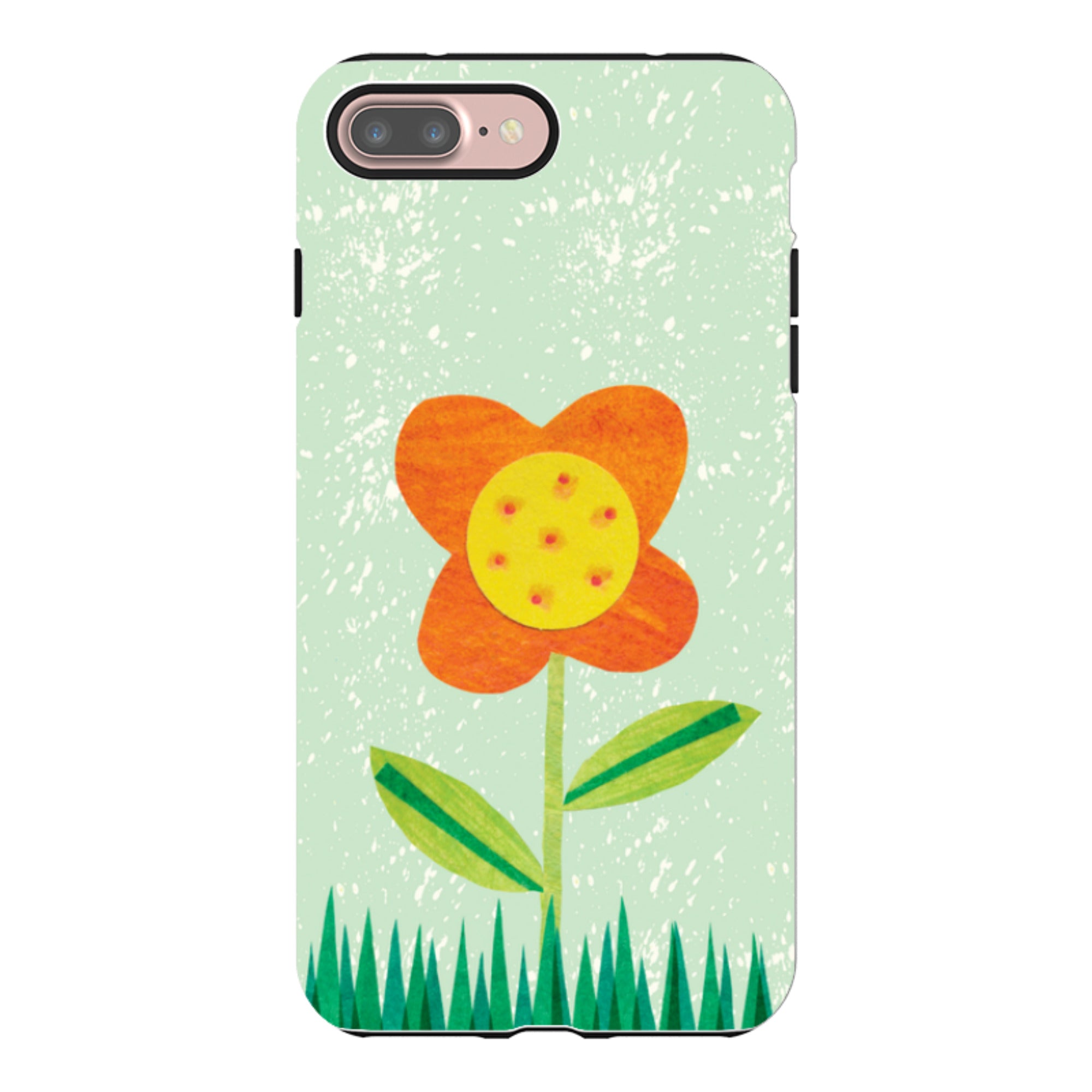 iPhone Tough Case - Orange Flower By Tracey English