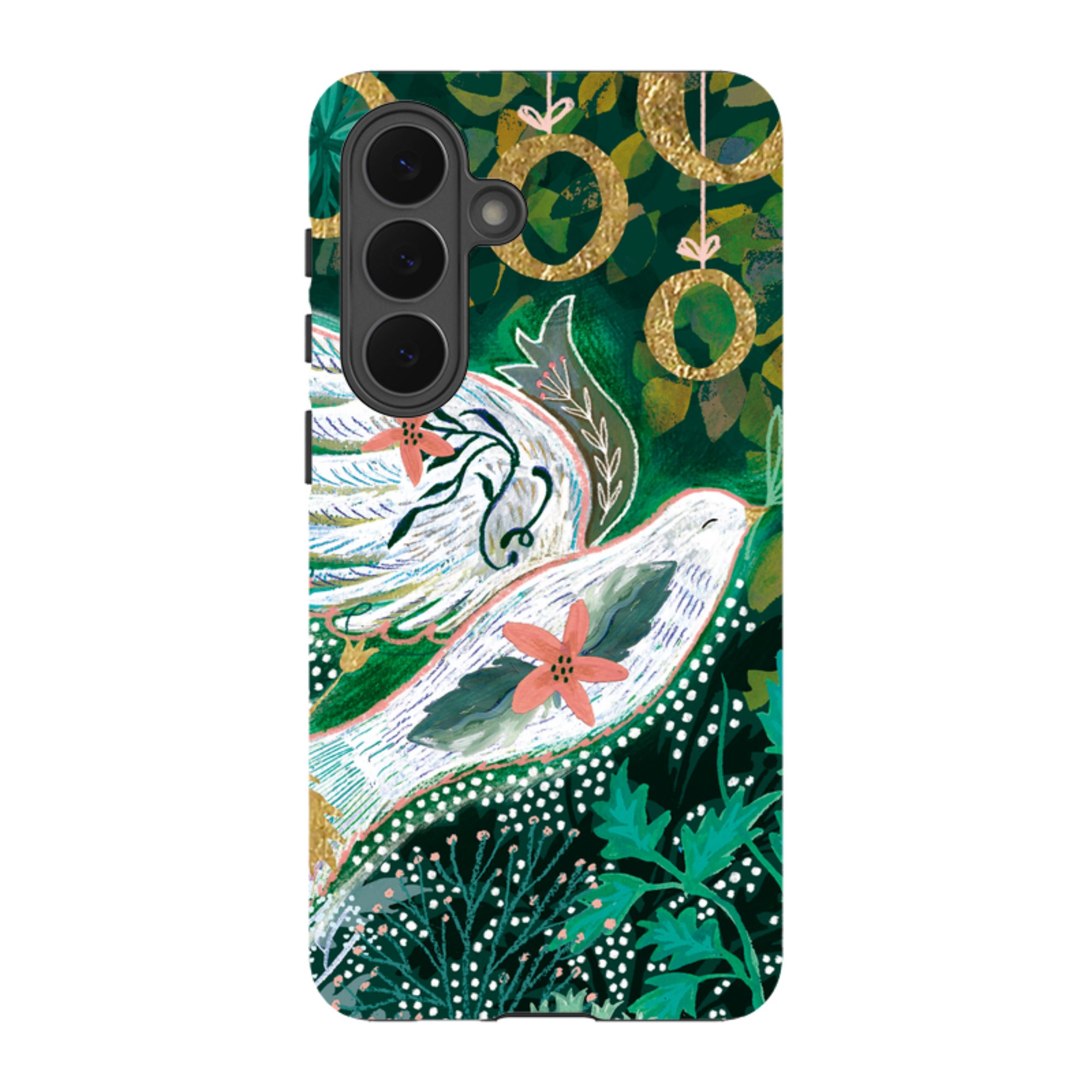 Samsung Tough Case - Gold Rings By Emma Frances Grant