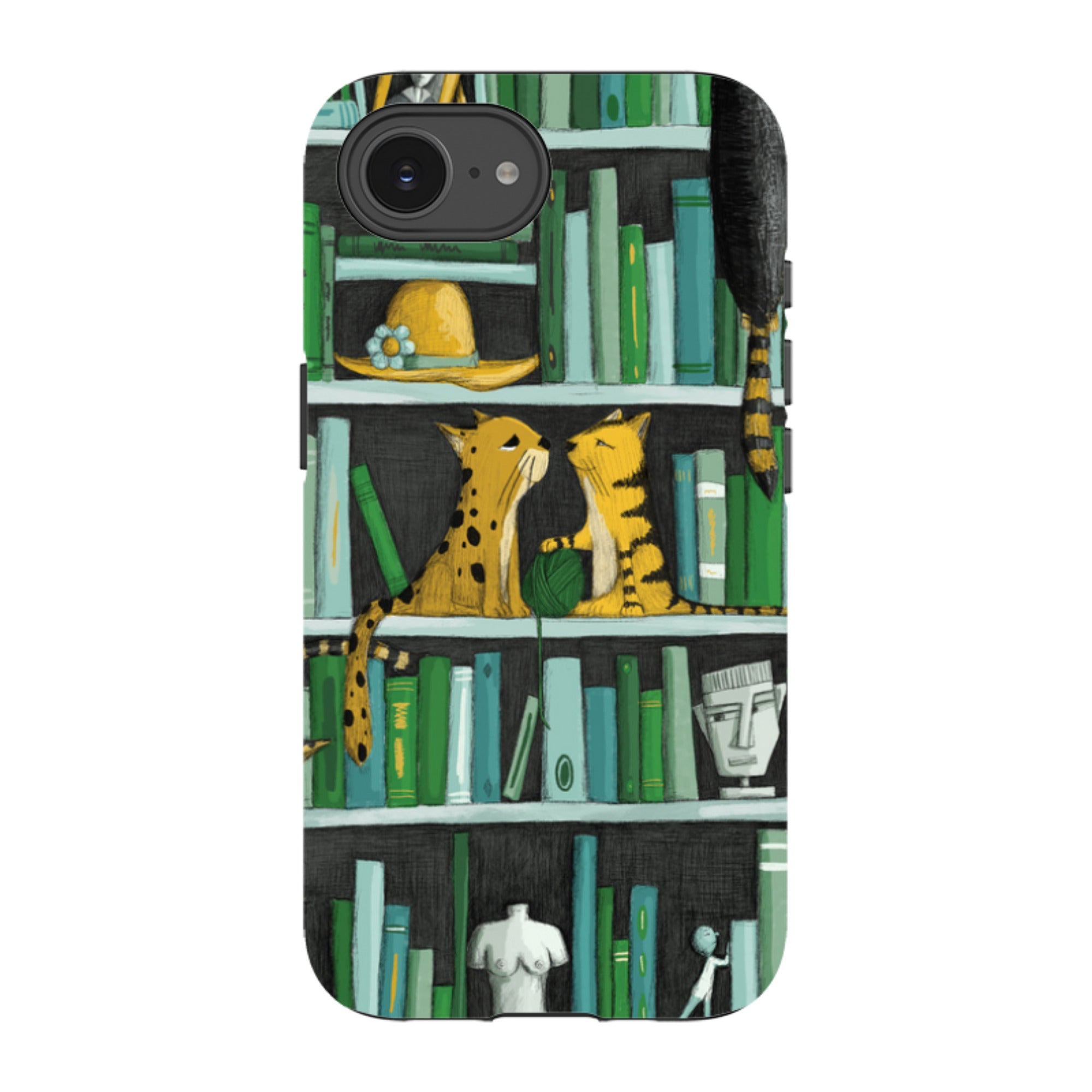 iPhone Tough Case - Library Friends By Maja Lindberg