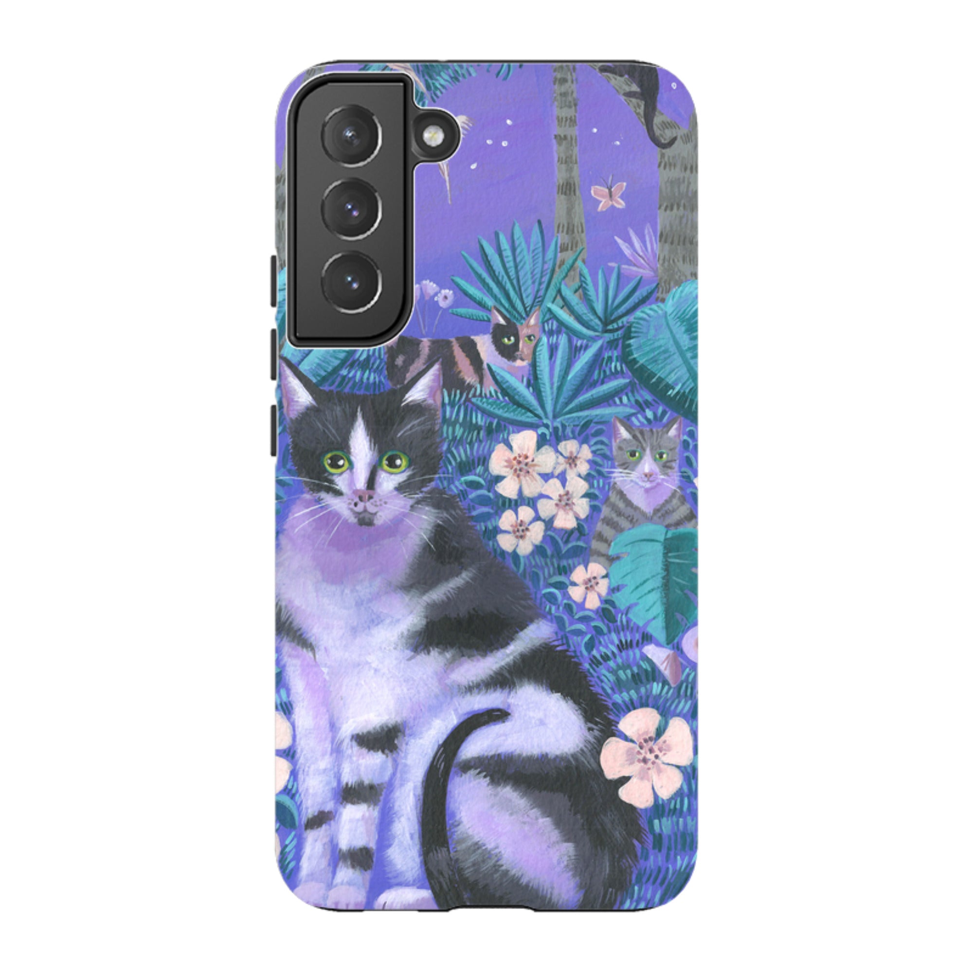 Samsung Tough Case - Night Cats 2 By Mary Stubberfield