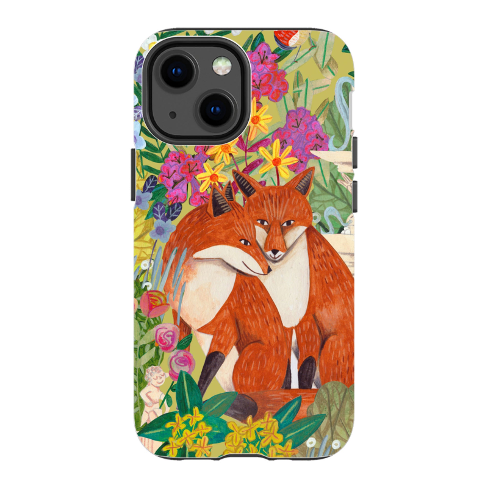 iPhone Tough Case - Foxes By Caroline Bonne Muller