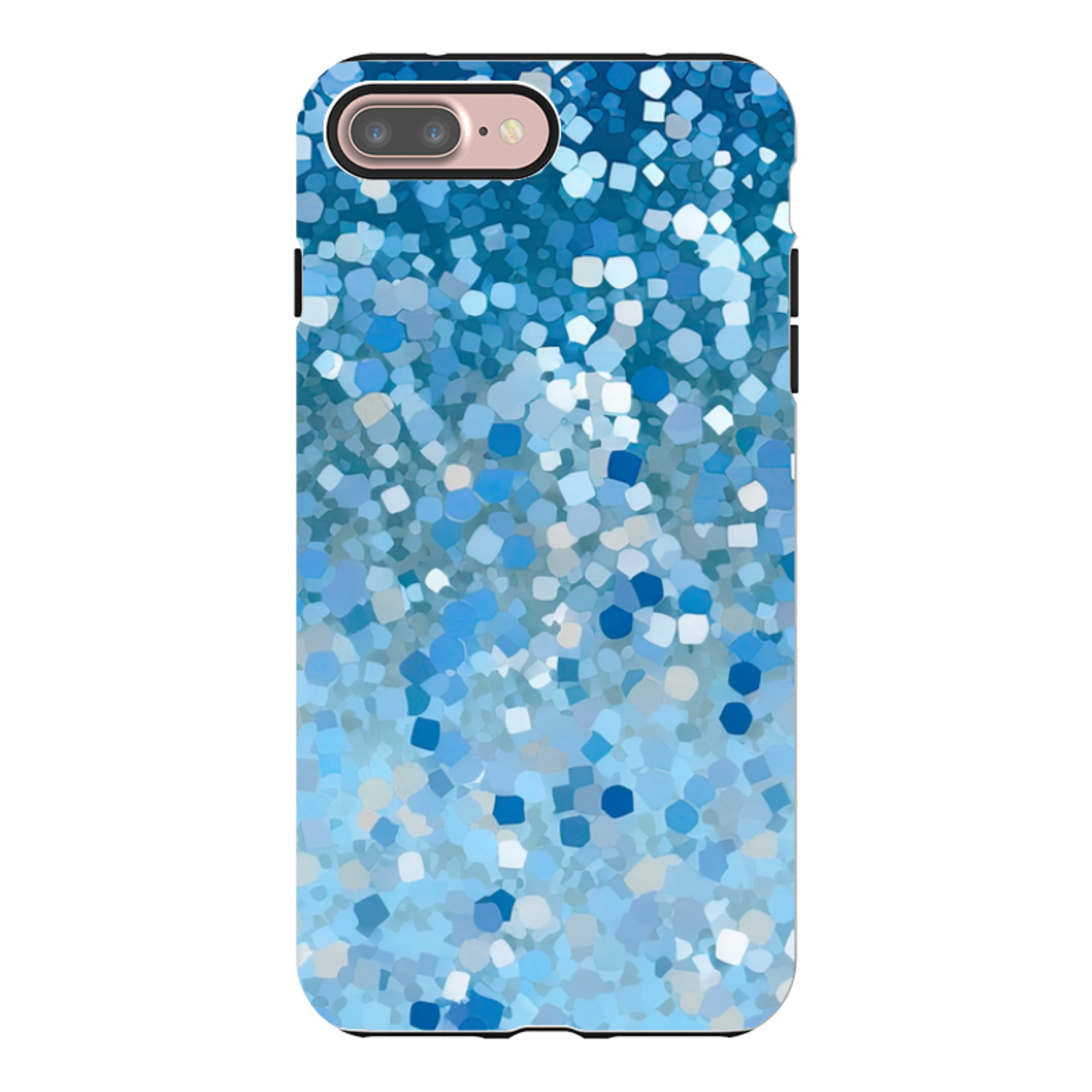 iPhone Case - Blue Glitter II (case does not glitter)