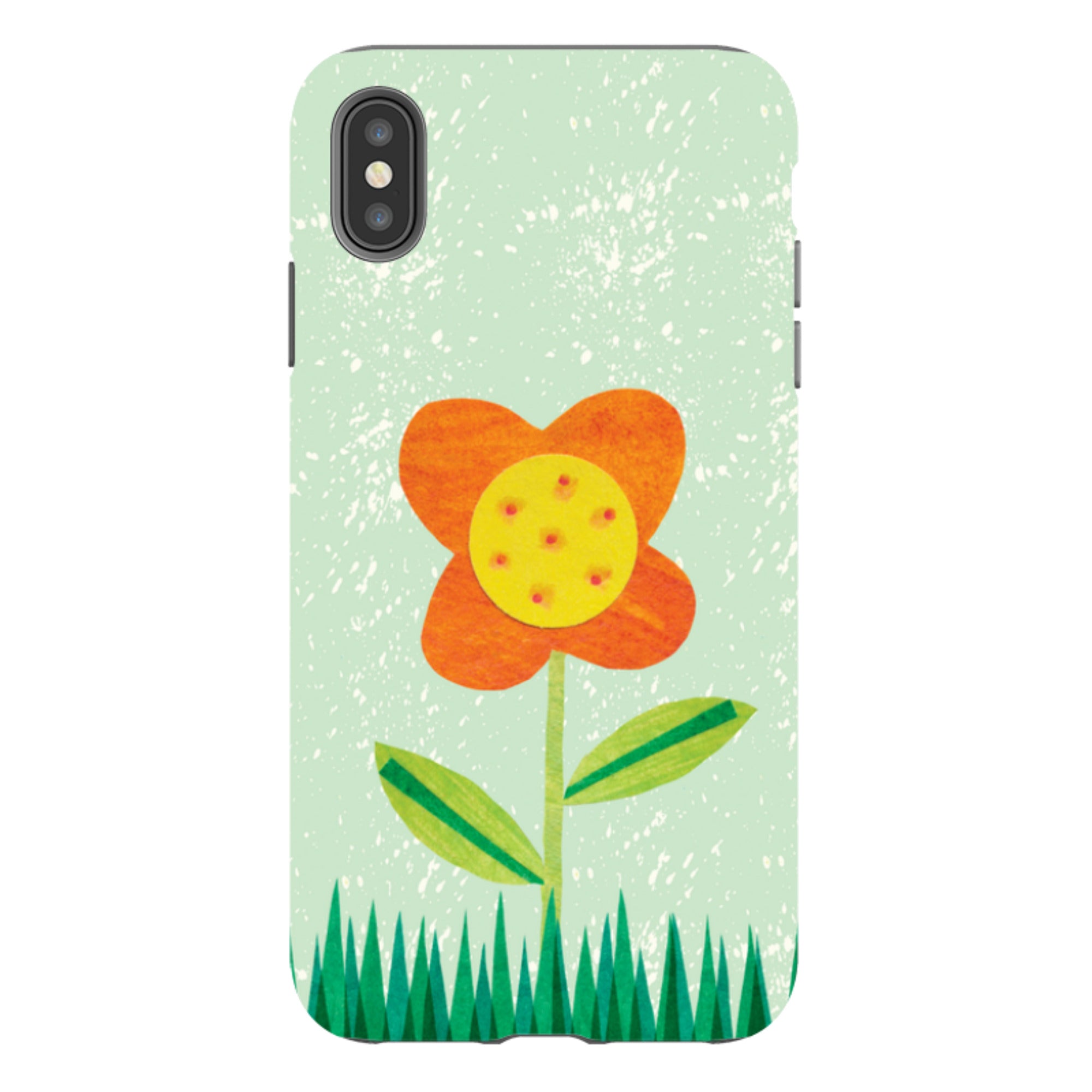 iPhone Tough Case - Orange Flower By Tracey English