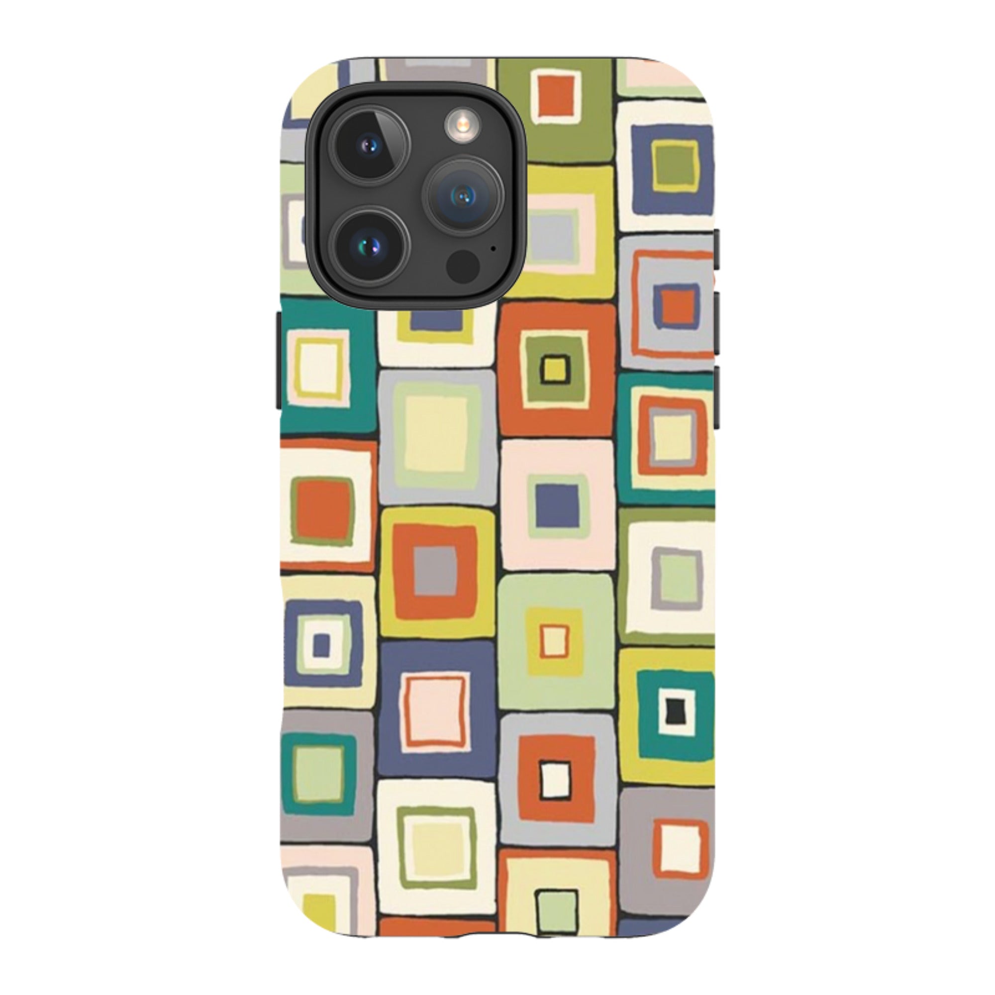 iPhone Tough Case - Atelier Blanket Squares Urbane By Sarah Campbell