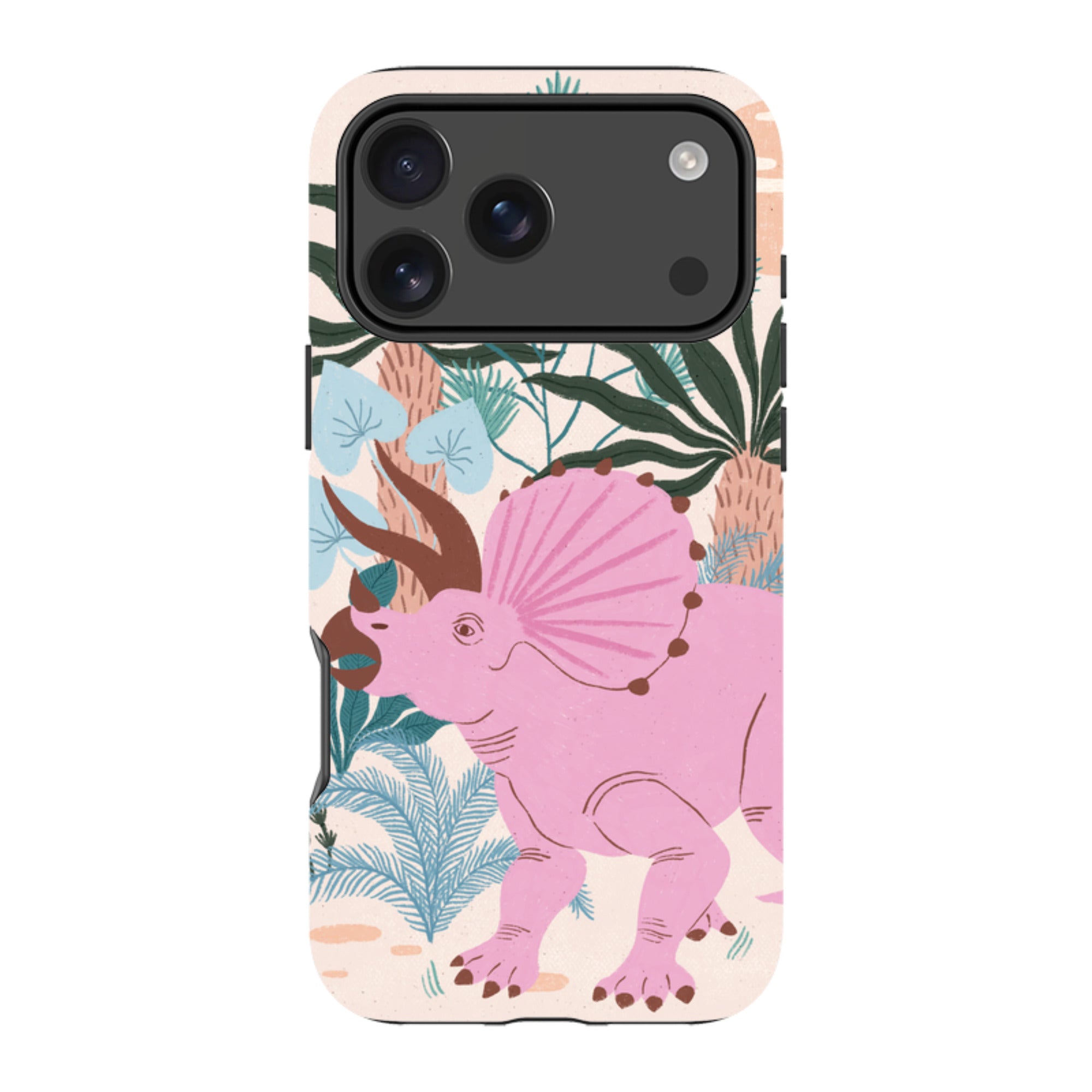 iPhone MagSafe Tough Case - Triceraptops By Meghann Rader