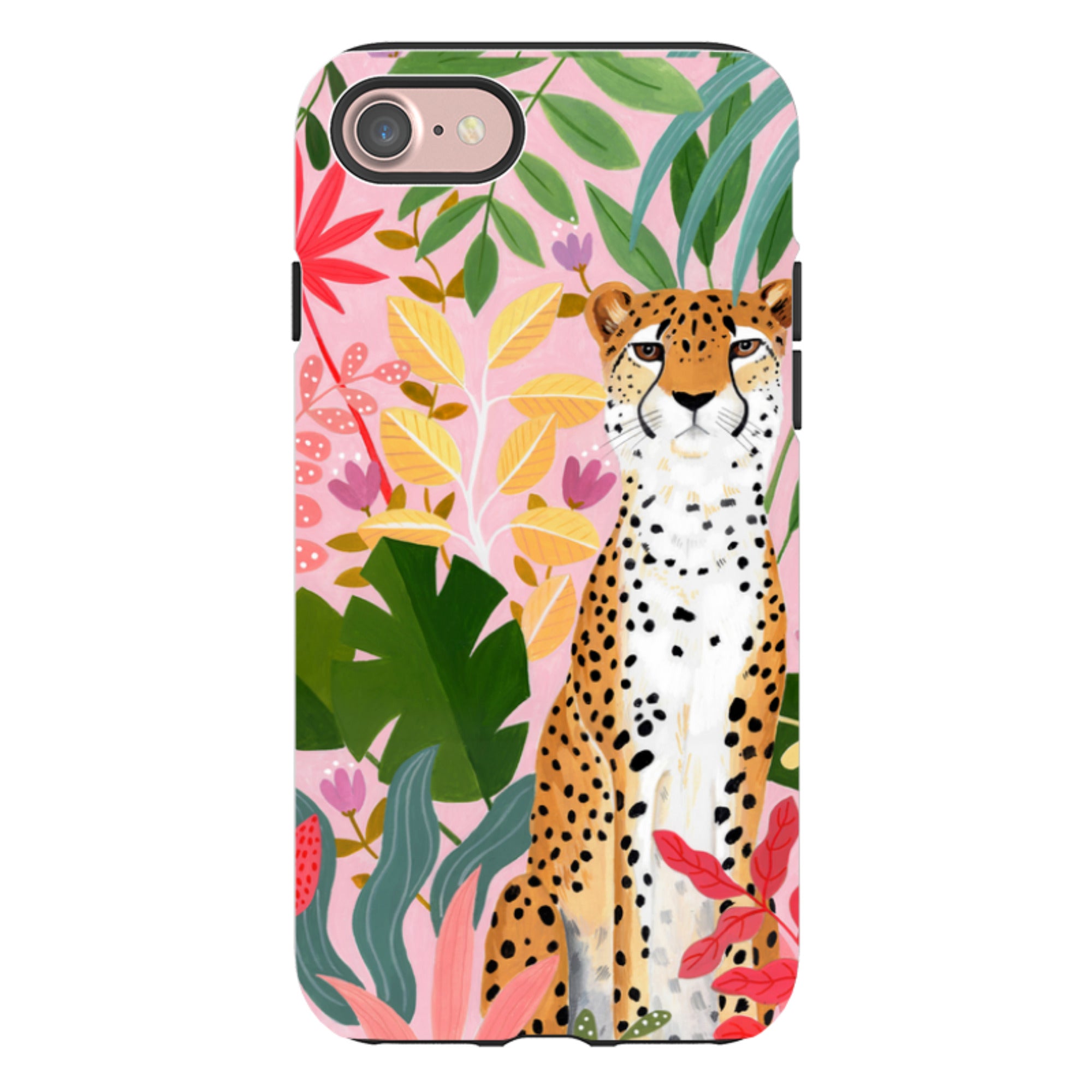iPhone Tough Case - Cheetah Jungle By Bex Parkin