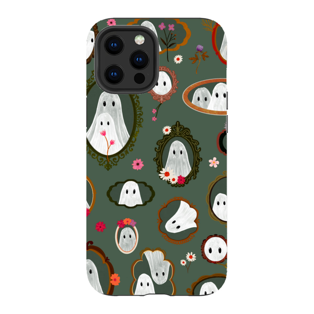 iPhone Tough Case - Framed Ghosts - Pine By Katherine Quinn