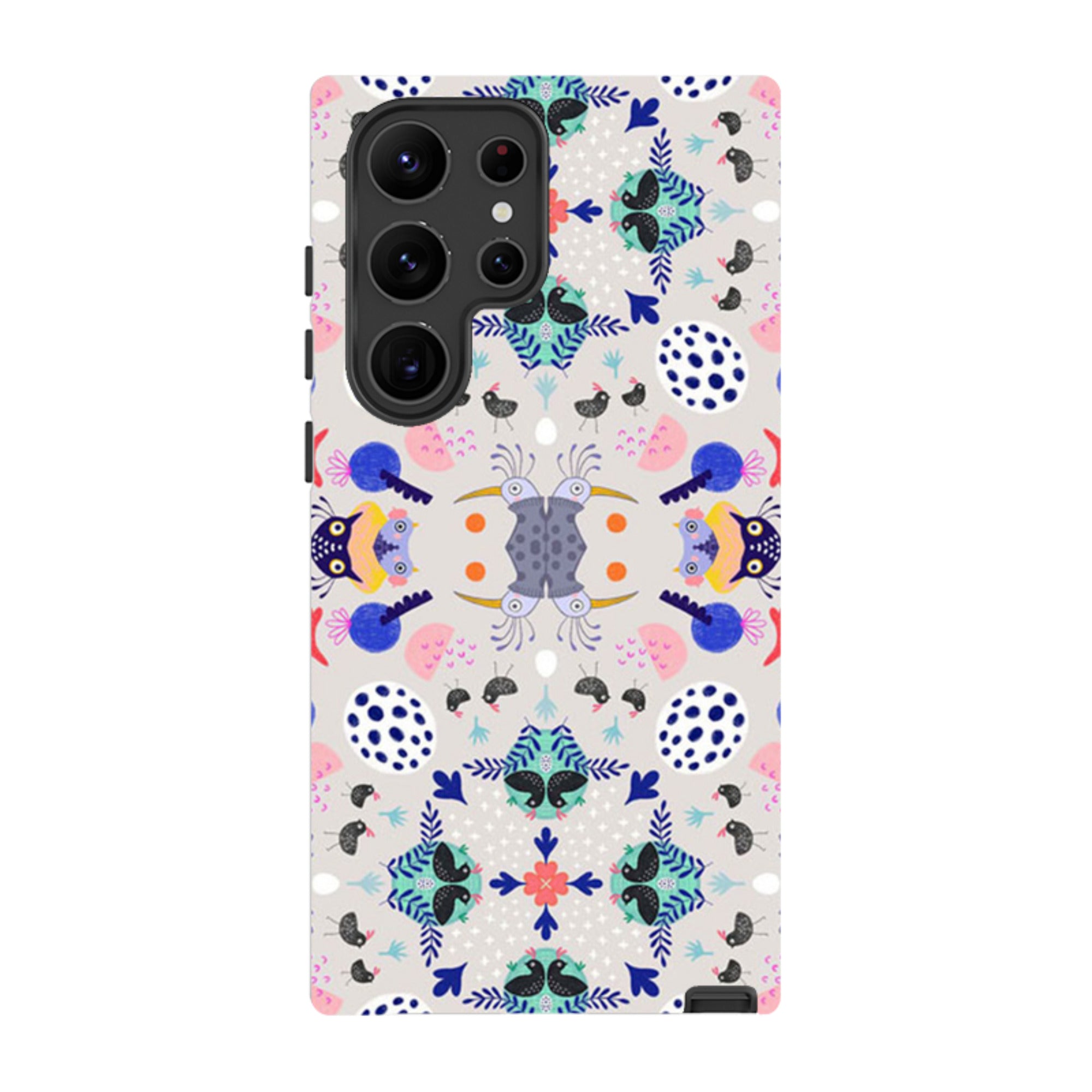 Samsung Tough Case - Crazybird Pattern By Mia Underwood