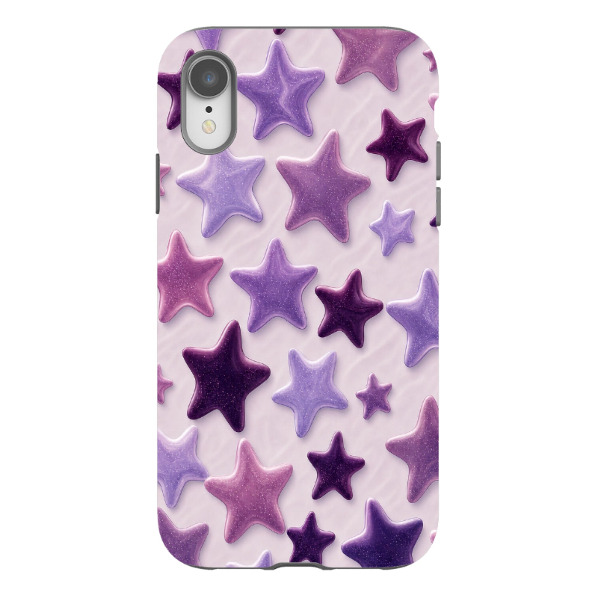 iPhone Tough Case - Lavender Purple Star