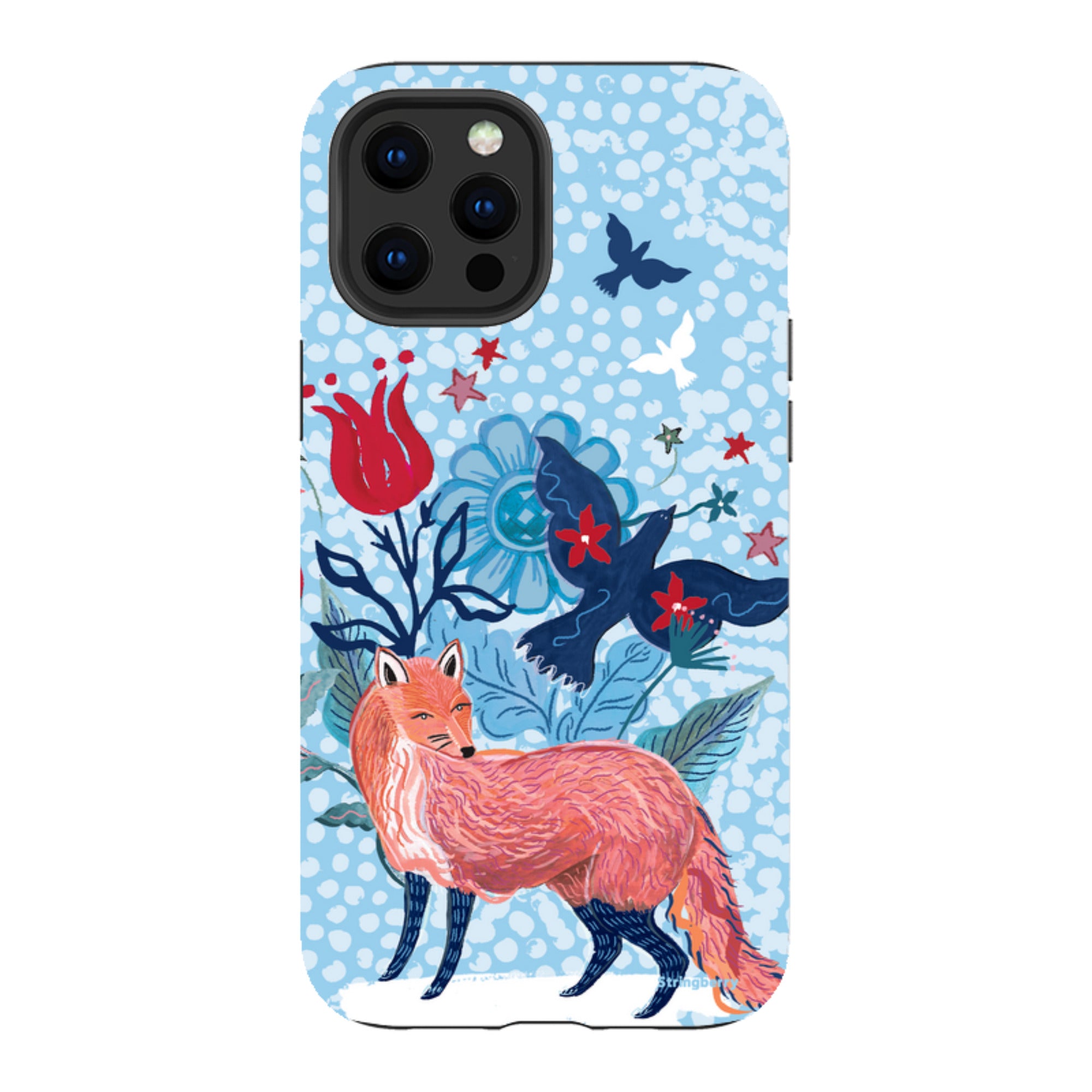 iPhone Tough Case - Fox By Emma Frances Grant