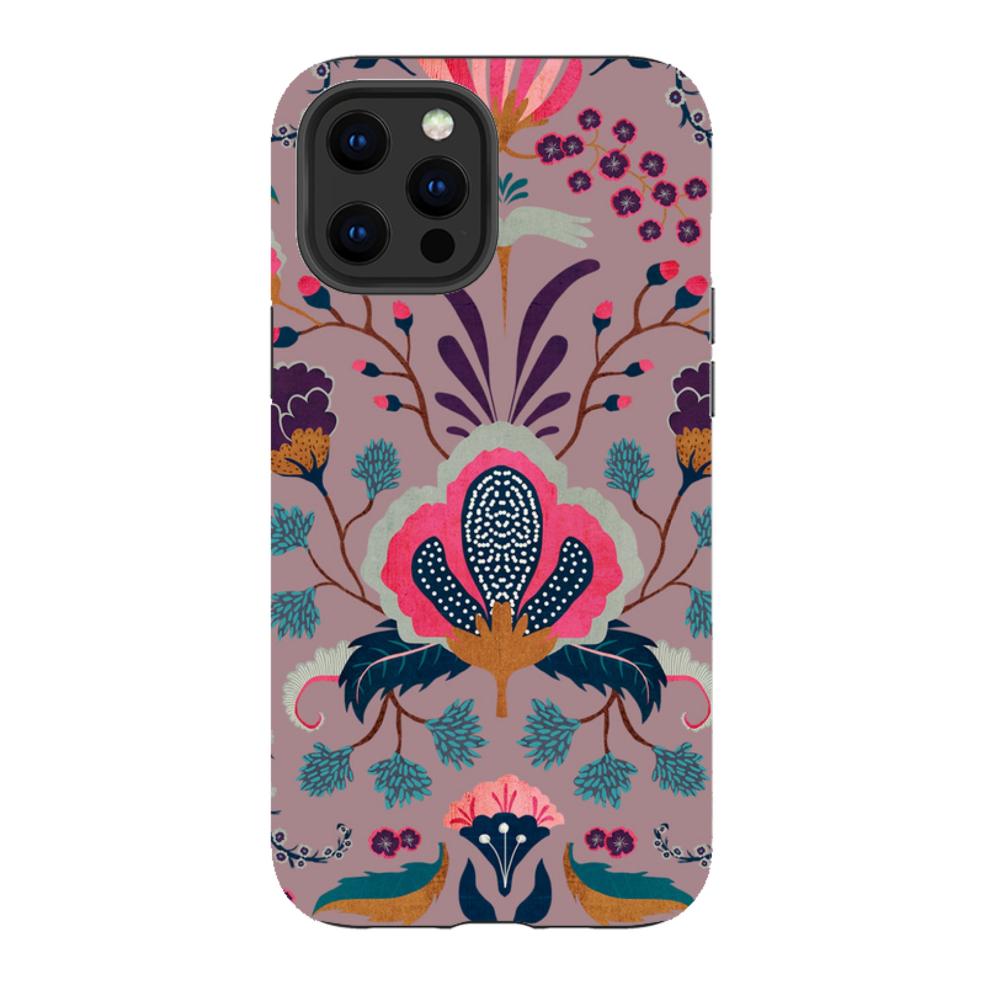 iPhone Tough Case - Folk Floral III By Katherine Quinn