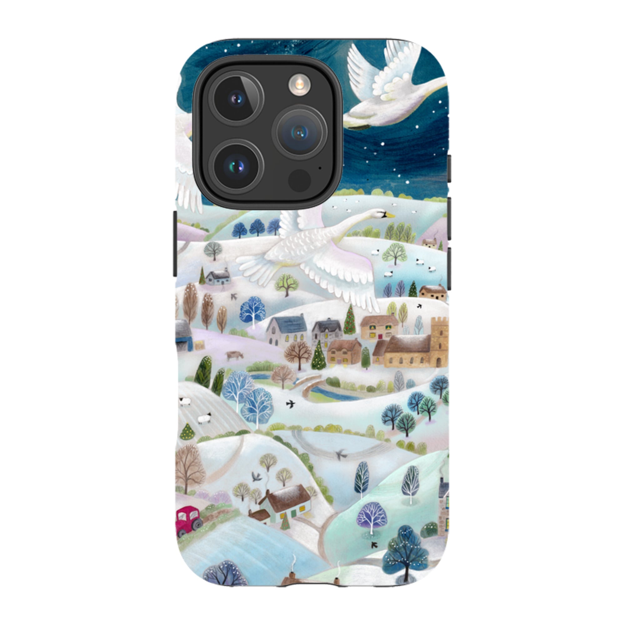 iPhone MagSafe Tough Case -  Winter Swans By Bex Parkin