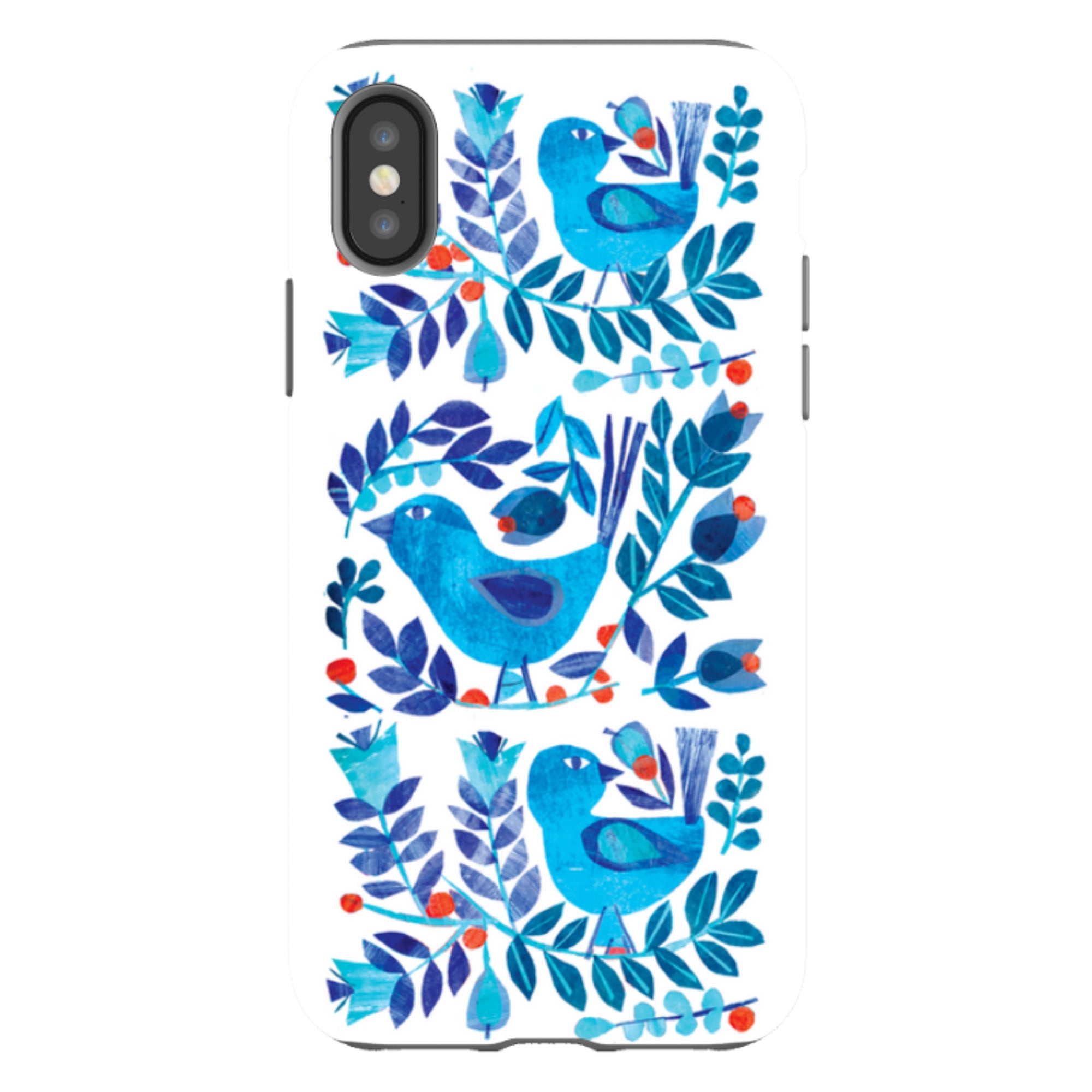 iPhone Tough Case - Scandi Birds By Tracey English