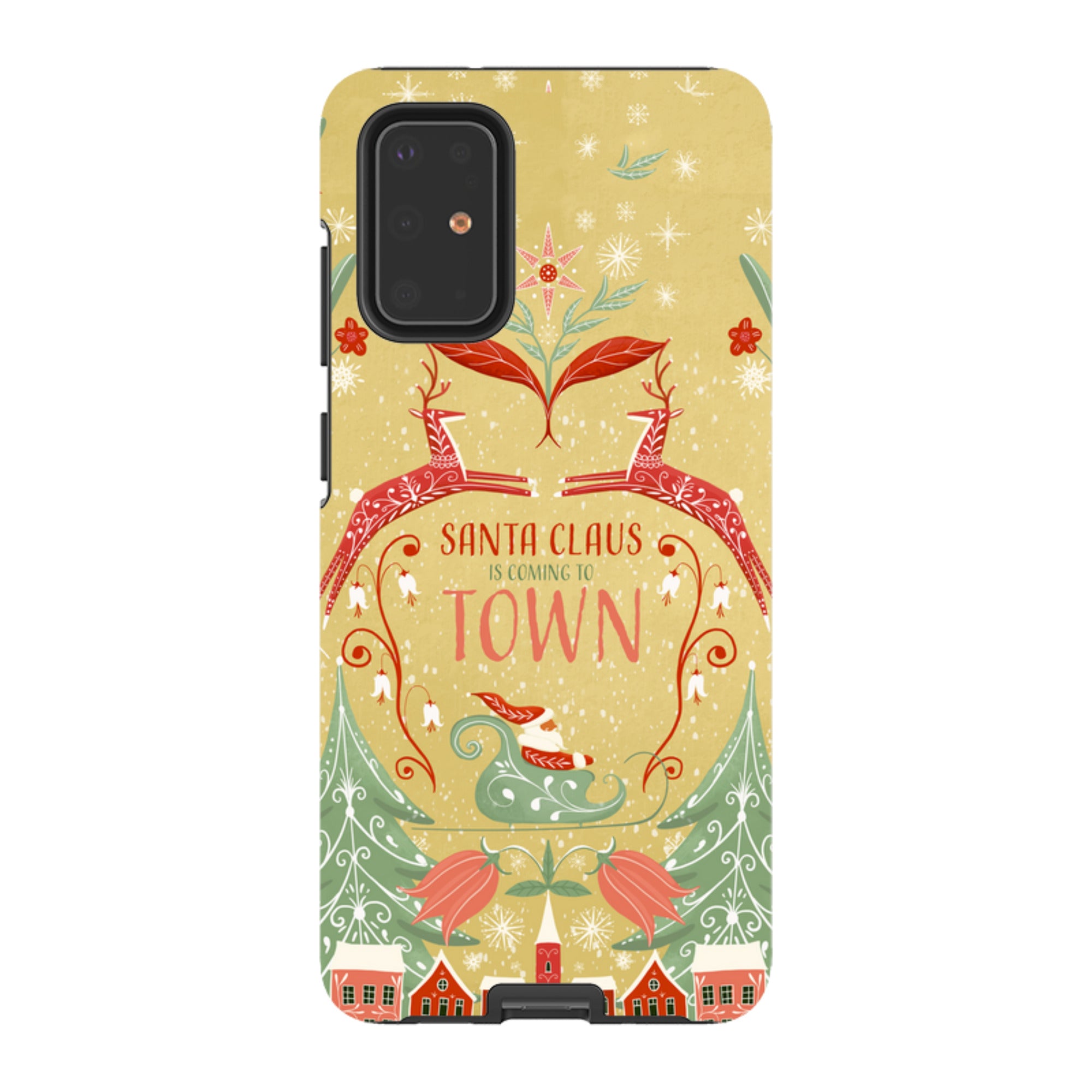 Samsung Tough Case - Santa Claus Is Coming To Town By Maja Lindberg