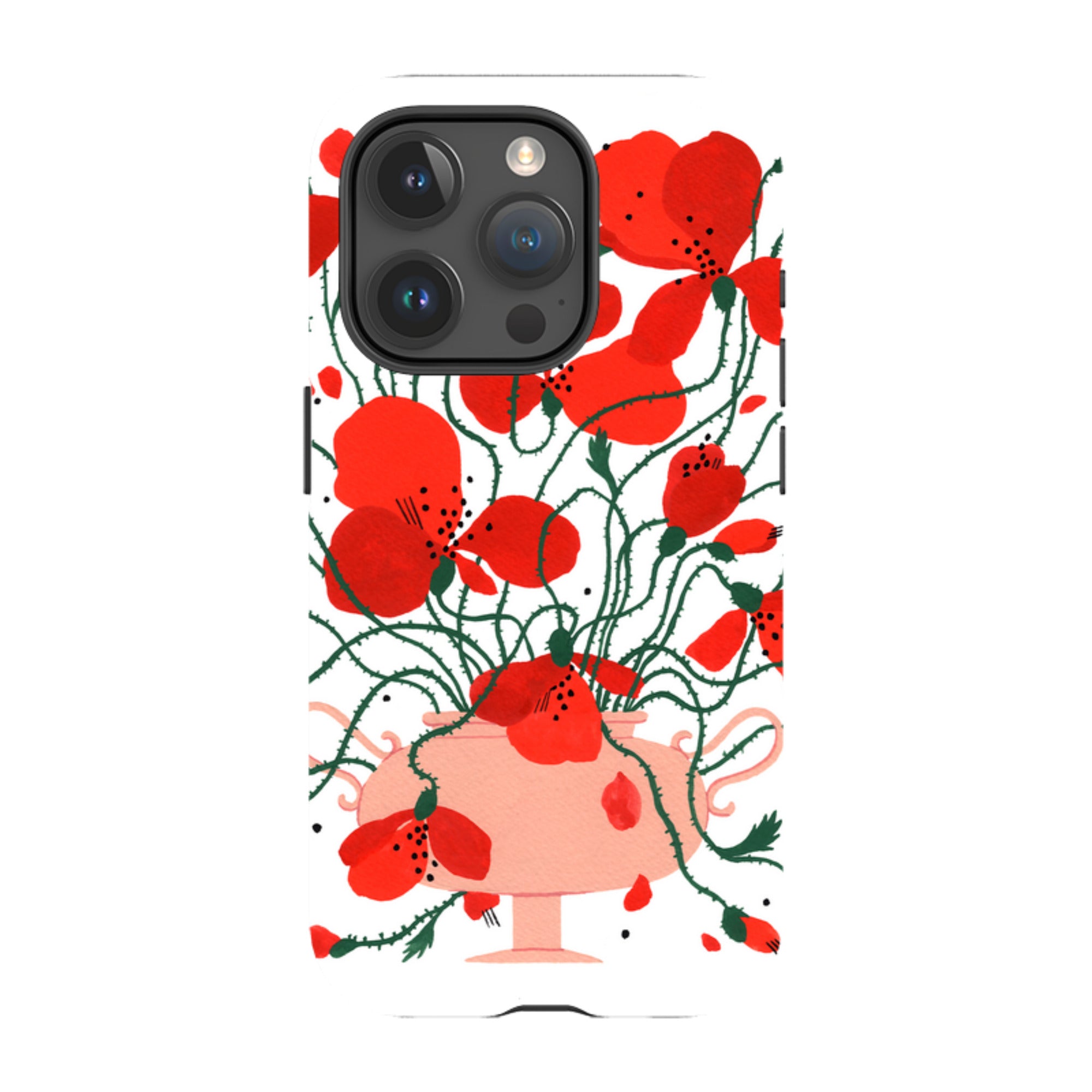 iPhone Tough Case - Poppies By Madalina Andronic