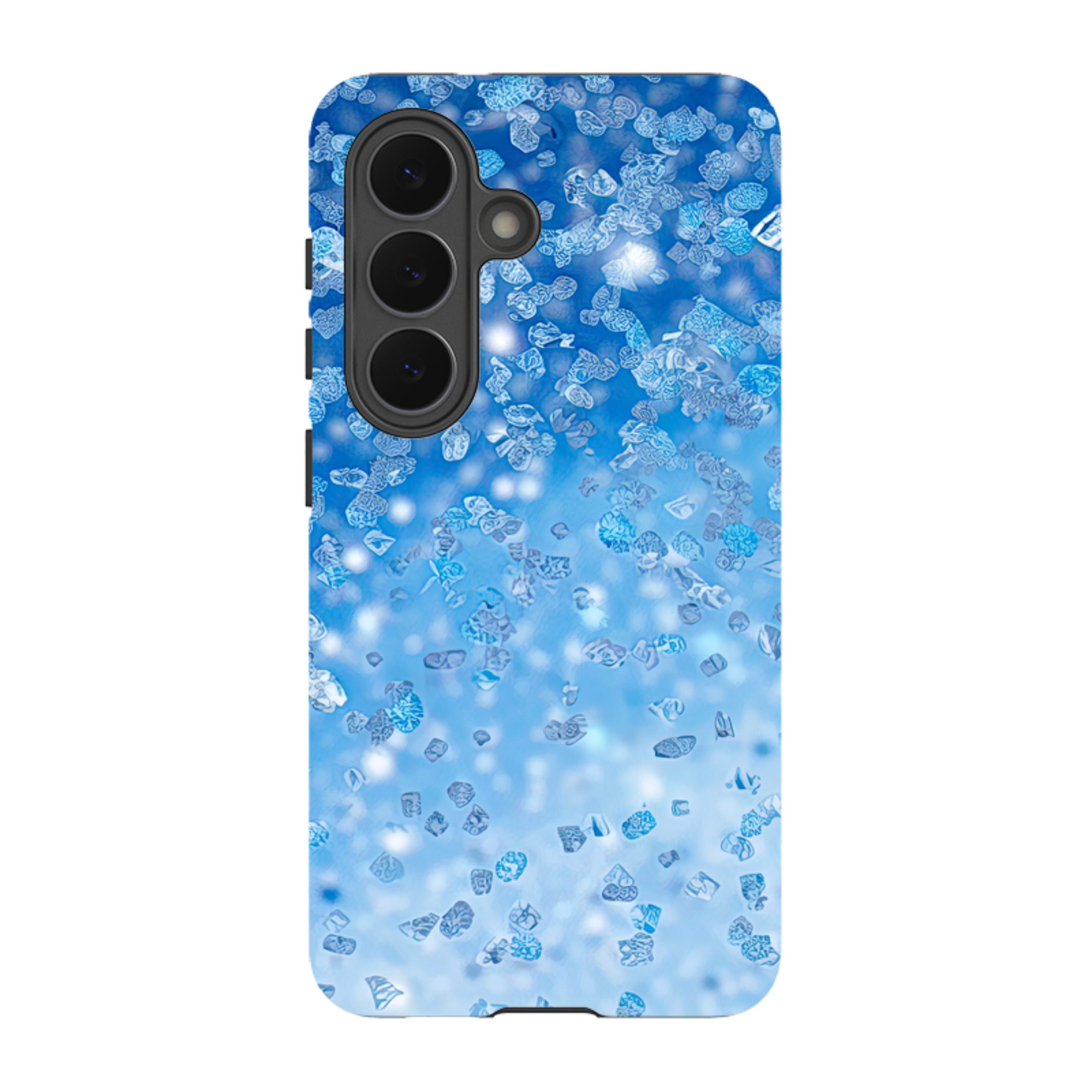 Samsung Tough Case - Blue Glitter (Case Does Not Glitter)