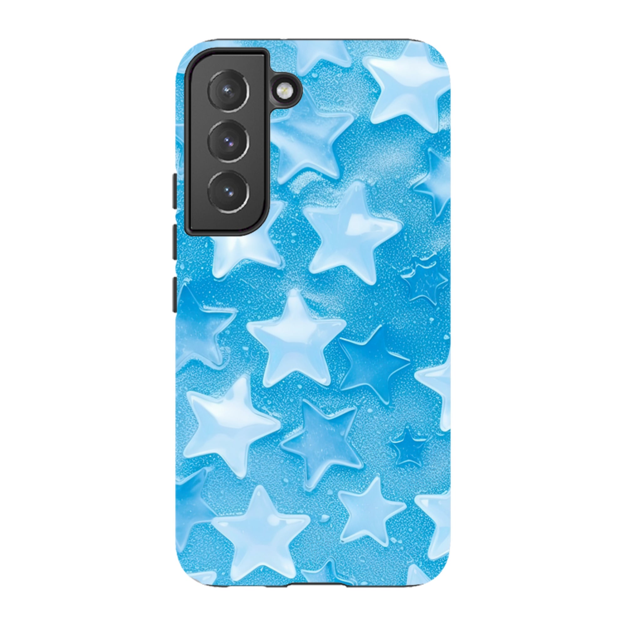 Samsung Tough Case - Blue Stars I  (Case Does Not Glitter)