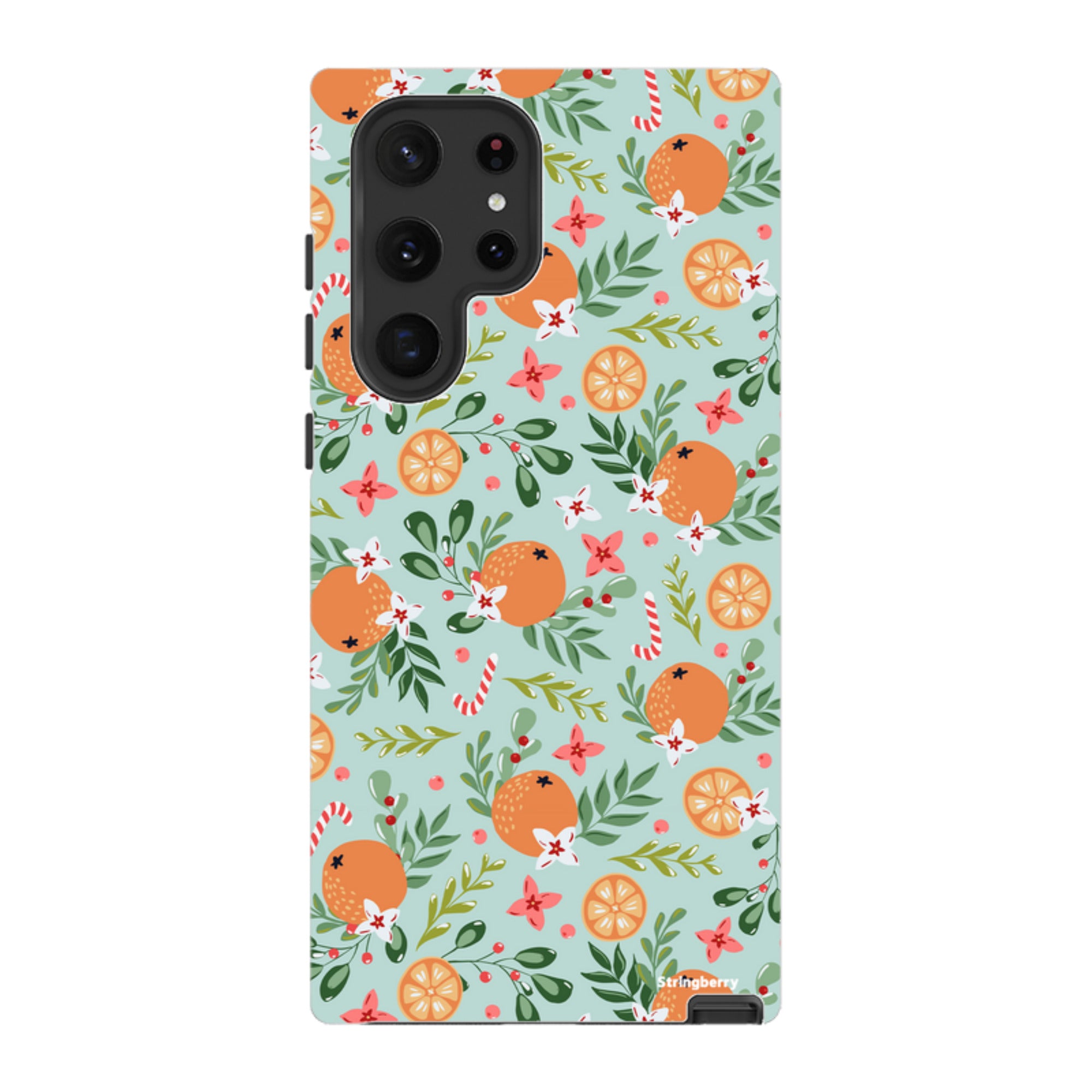 Samsung Tough Case - Oranges and Candy Canes