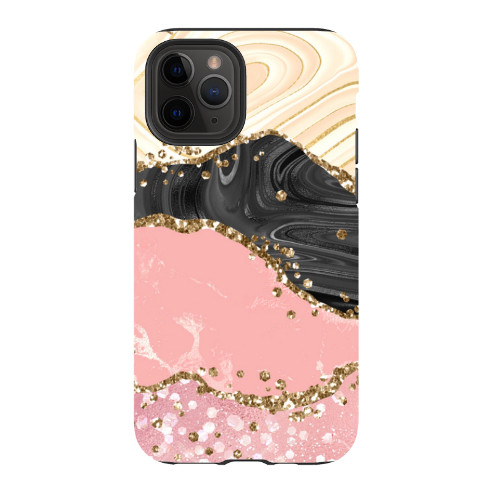 iPhone Tough Case - Blanco (case does not glitter)
