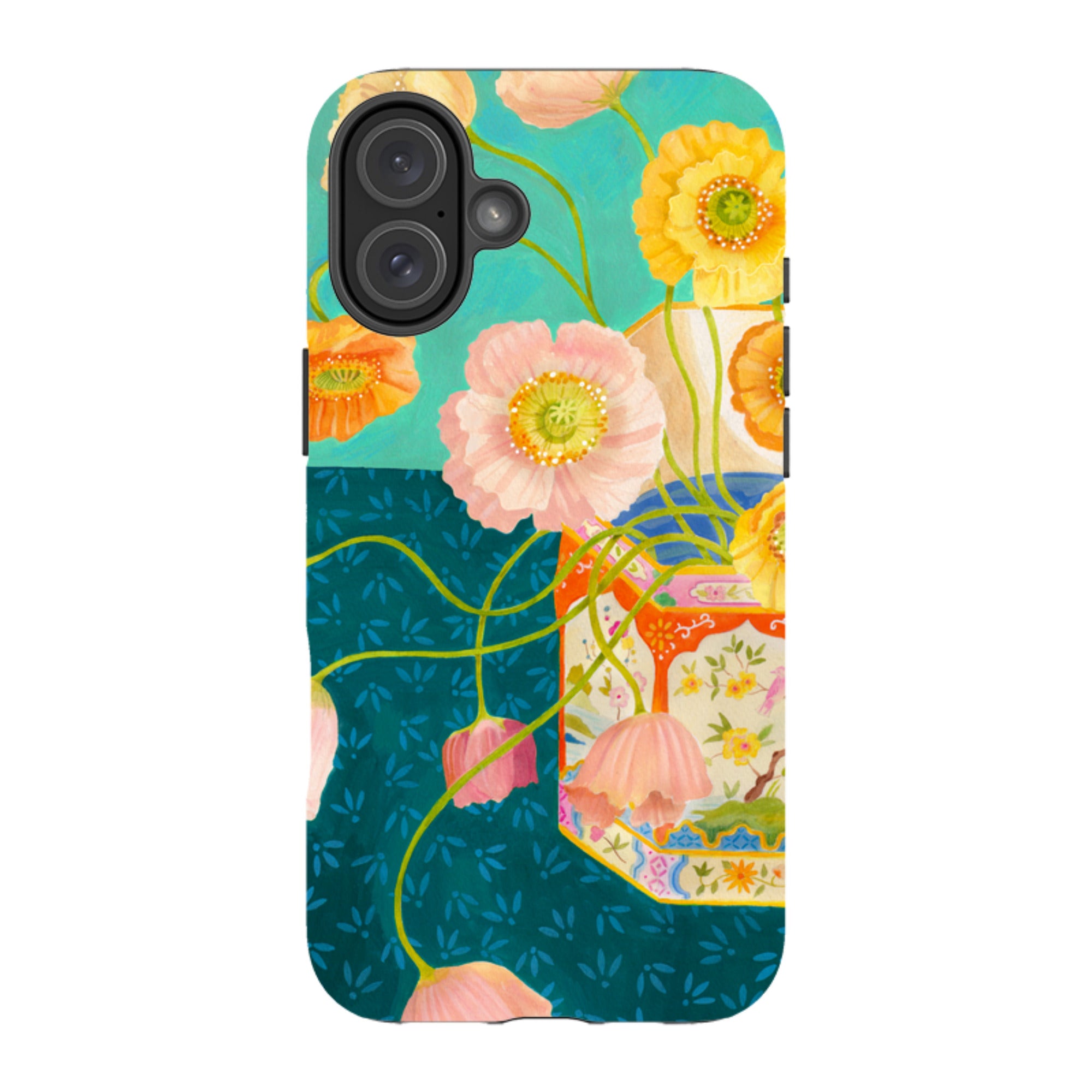 iPhone Tough Case - Poppies By Bex Parkin