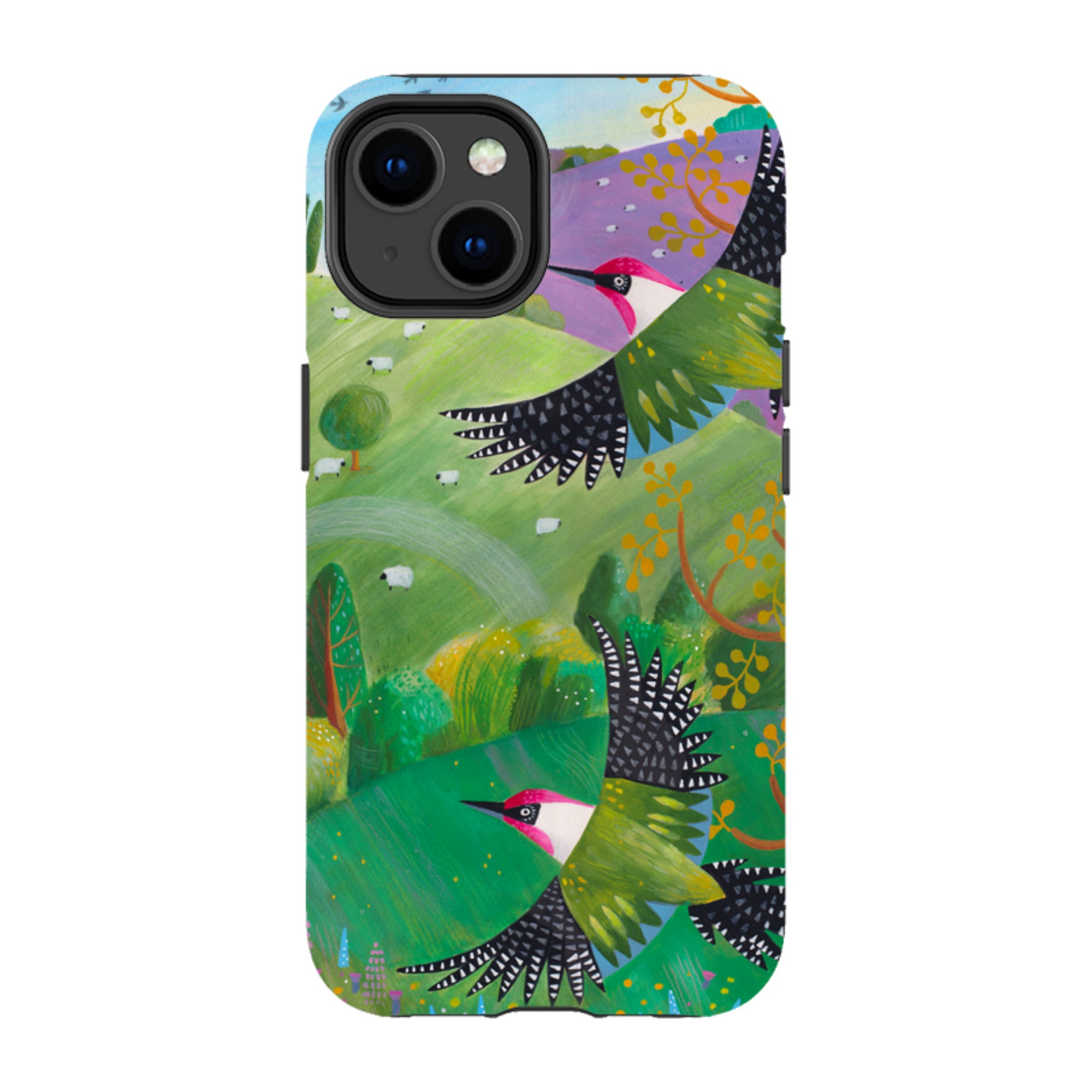 iPhone Tough Case - Woodpeckers By Bex Parkin