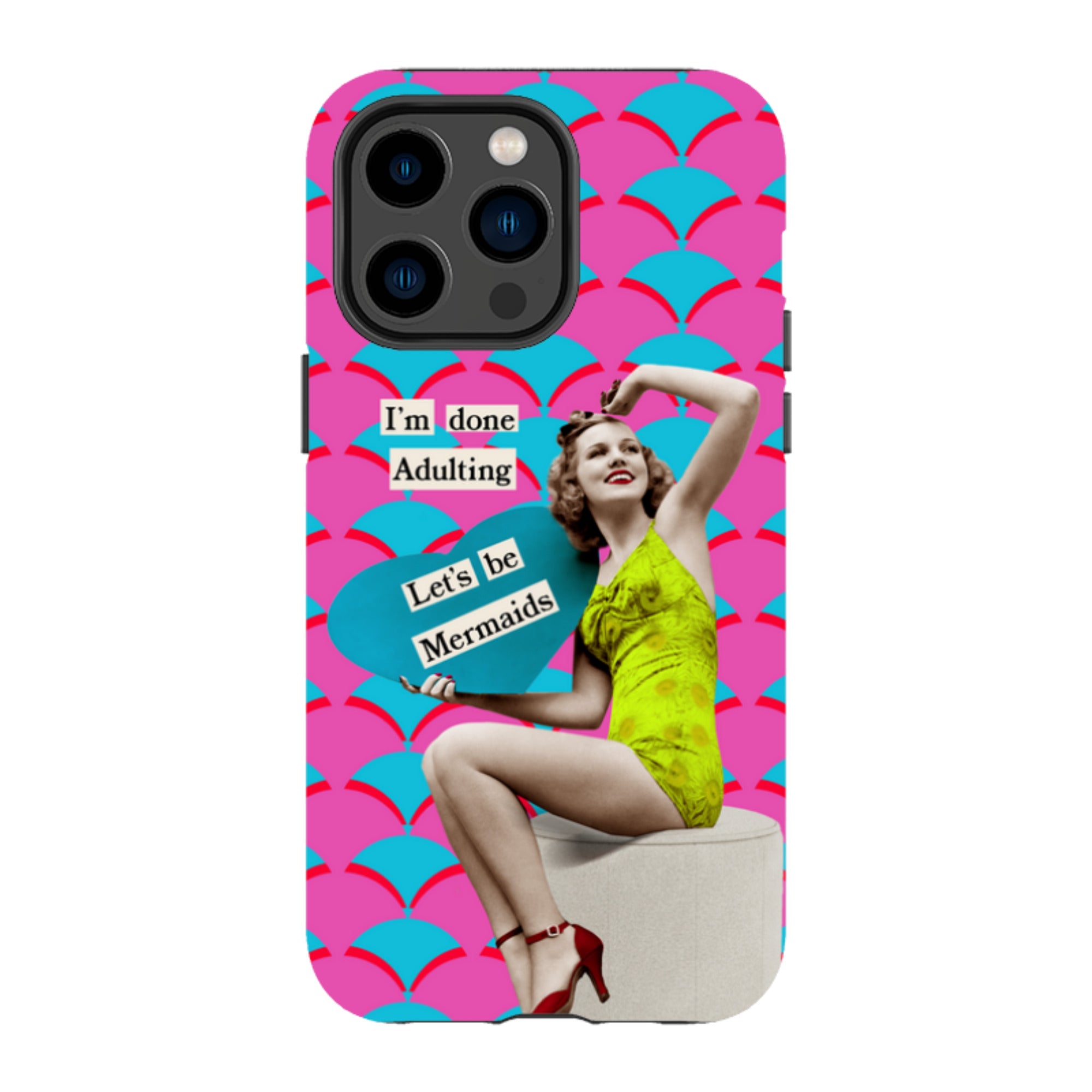 iPhone Tough Case - Mermaid By Clare Jordan