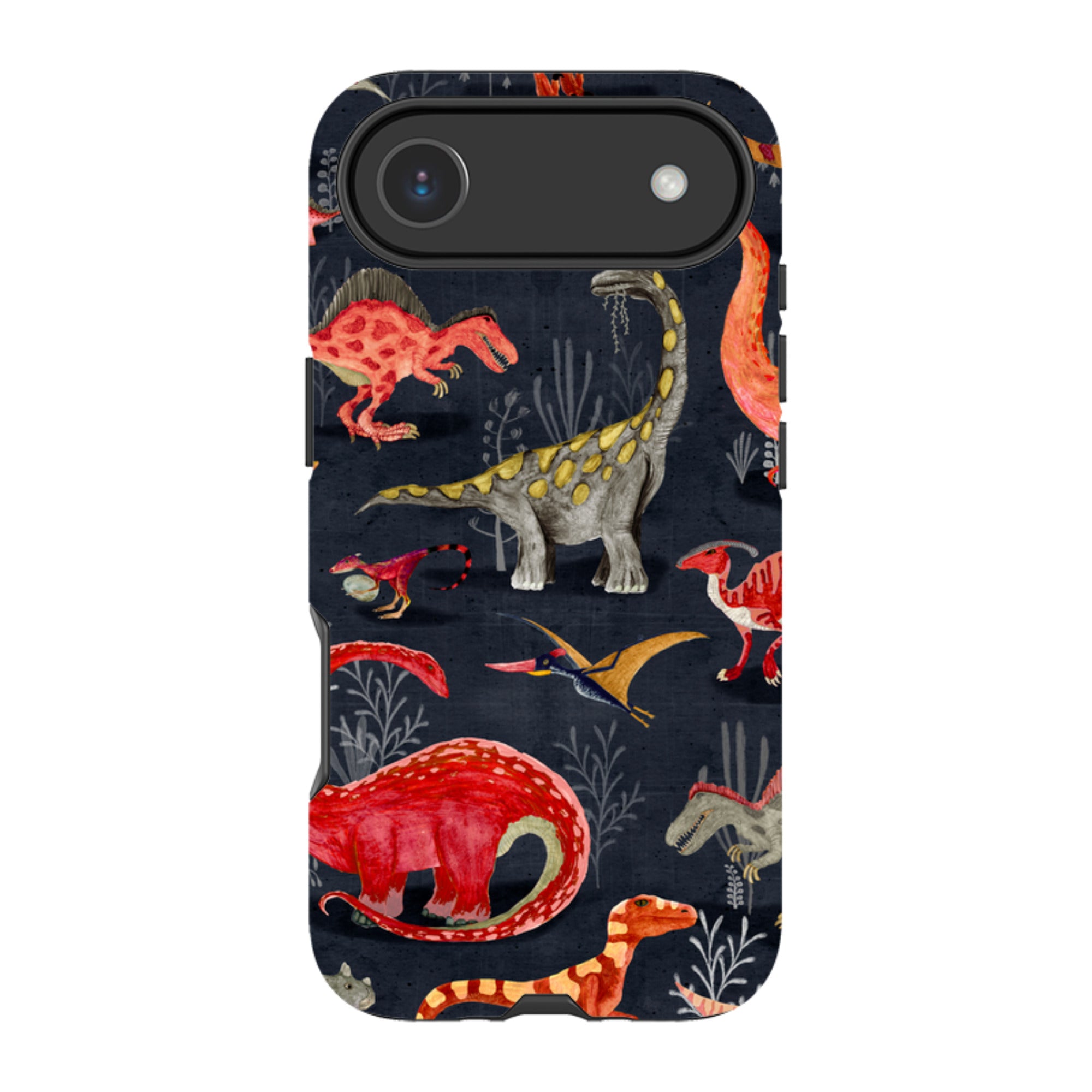 iPhone Tough Case - Parisian Dinosaurs By Katherine Quinn