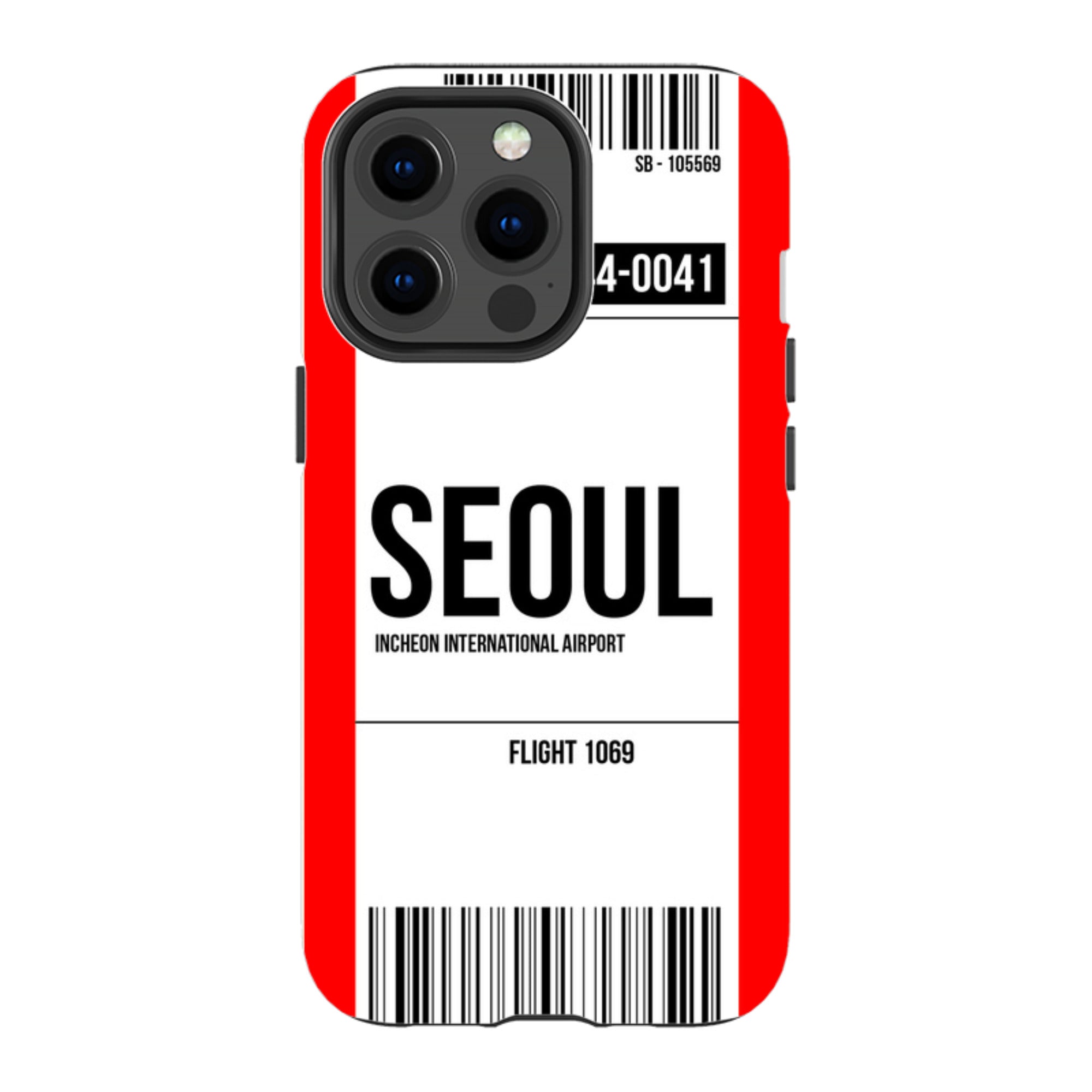 iPhone Tough Case - Seoul Red