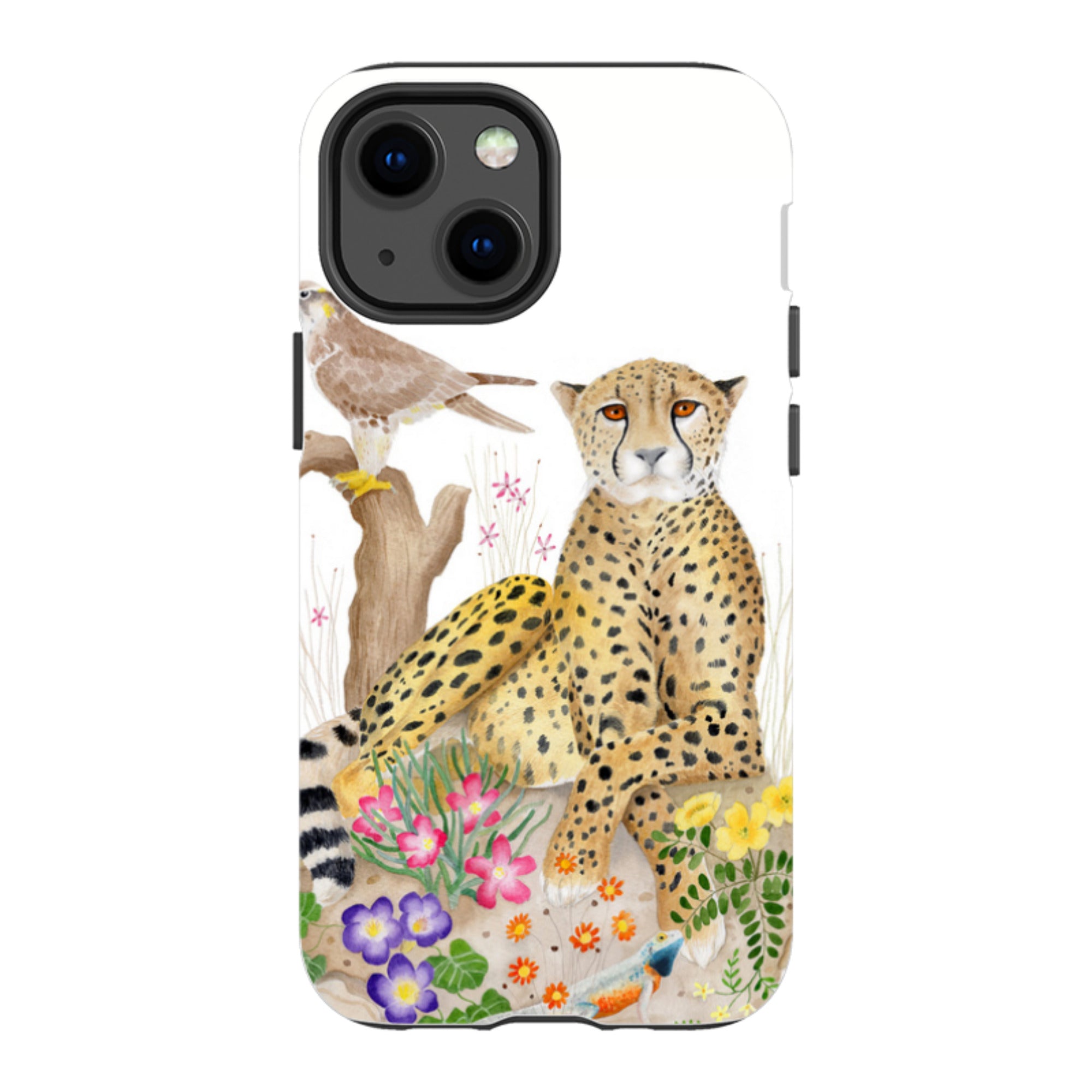 iPhone Tough Case - Botswana Cheetah By Bex Parkin