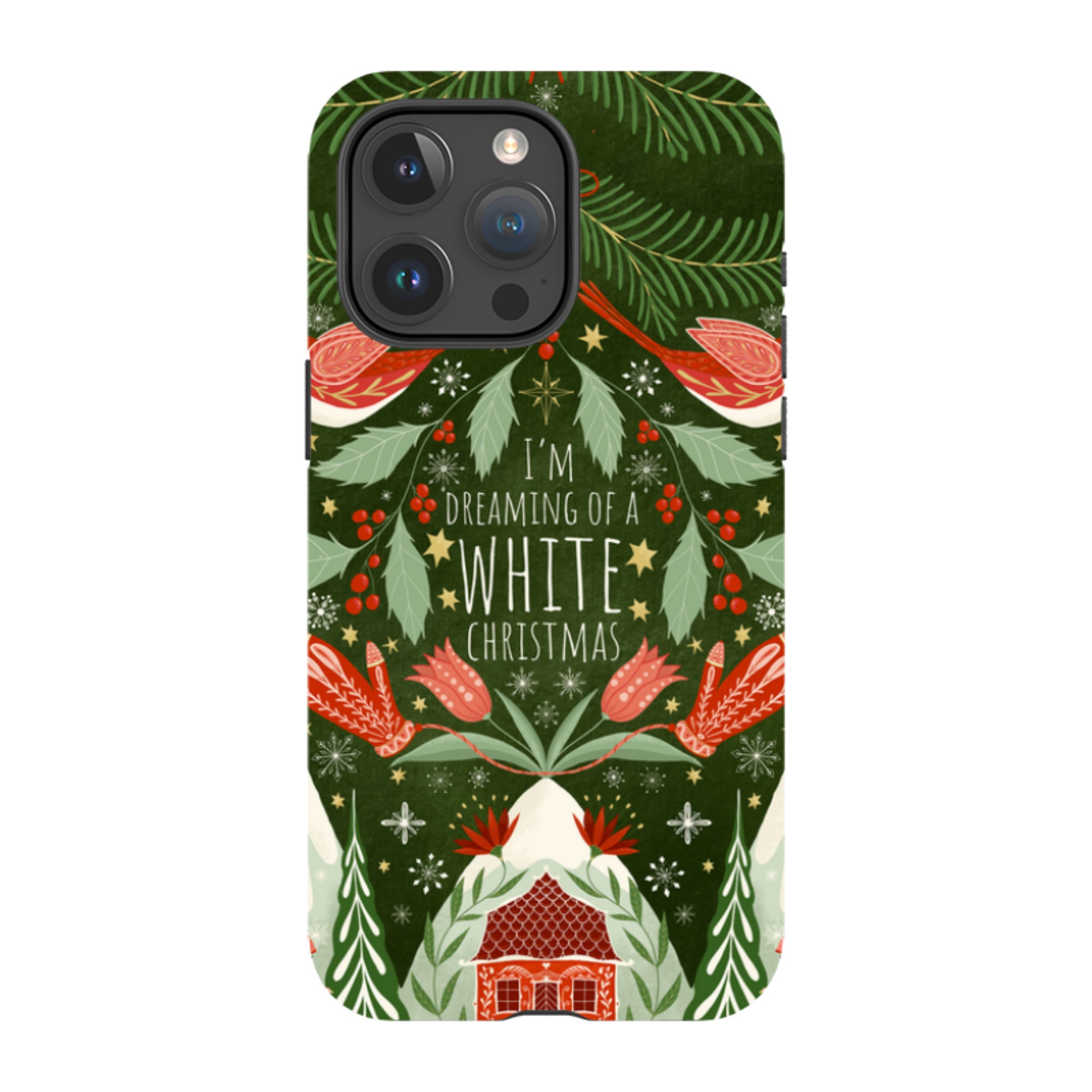 iPhone Tough Case - I'm Dreaming Of a White Christmas By Maja Lindberg
