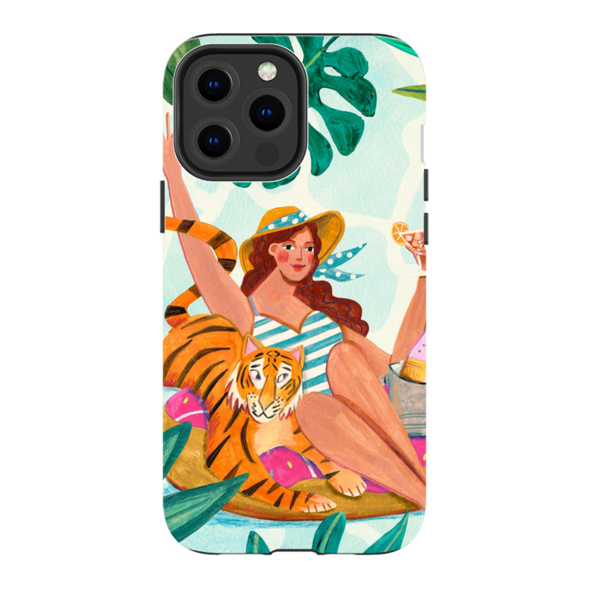 iPhone Tough Case - Pool By Caroline Bonne Muller