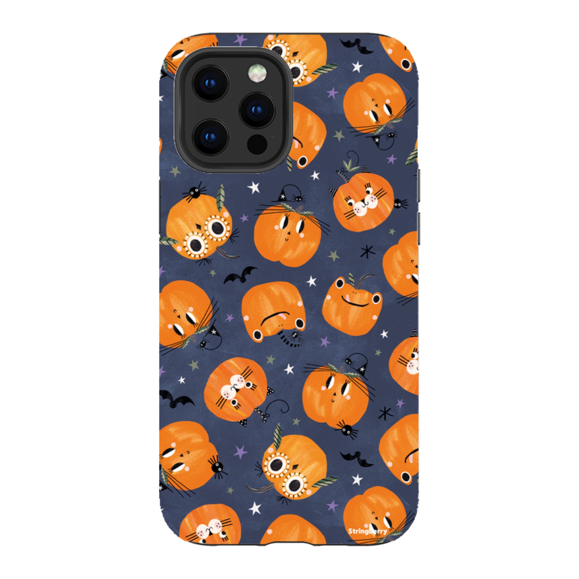 iPhone Tough Case - Halloween Pumpkin Dark By Ali Brookes