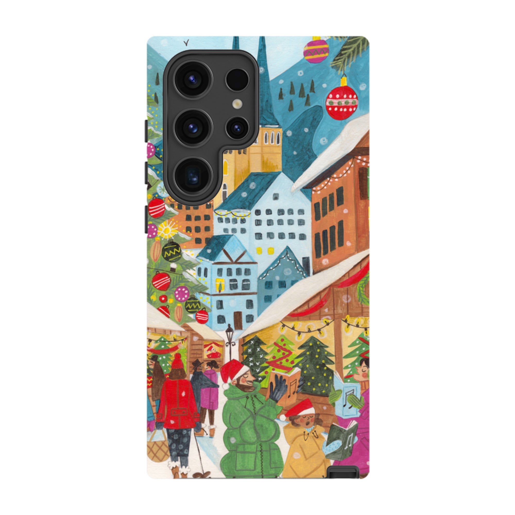 Samsung Tough Case - Christmas Market By Caroline Bonne Muller