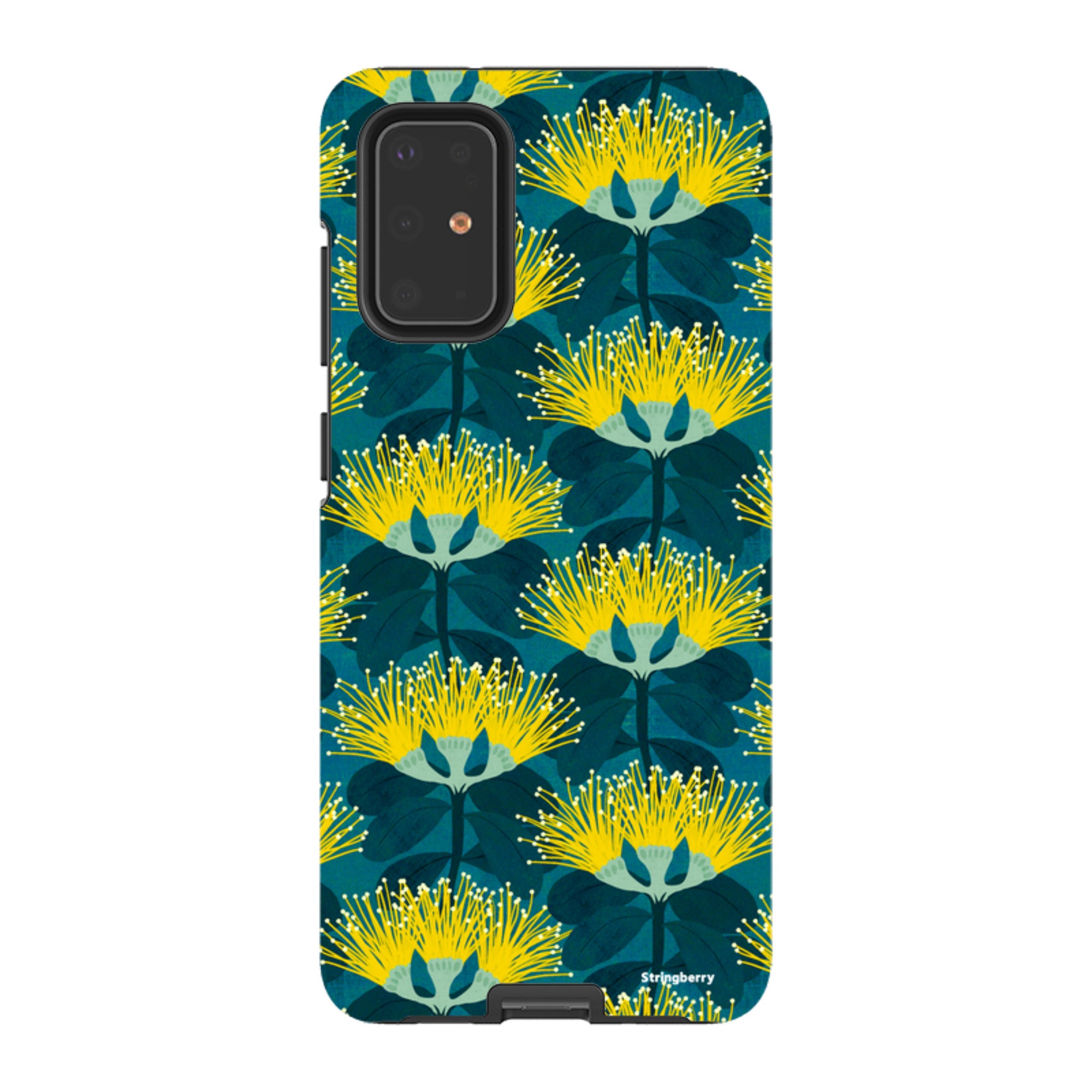 Samsung Tough Case - Pohutukawa Yellow And Blue By Katherine Quinn