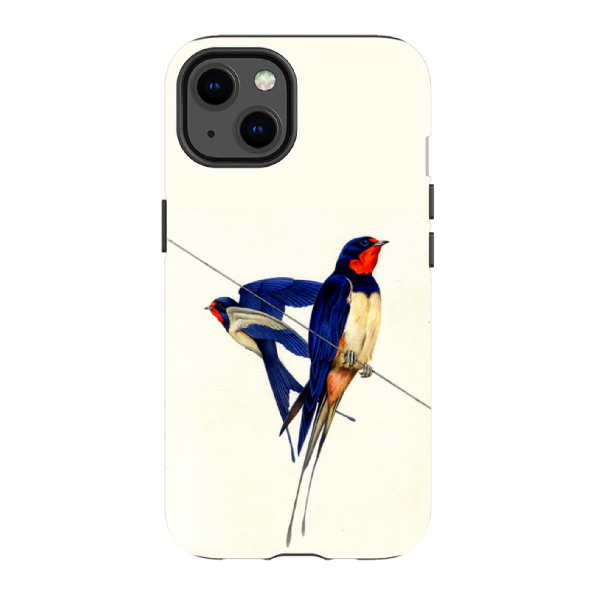 iPhone Tough Case - Swallows By Philip Hood