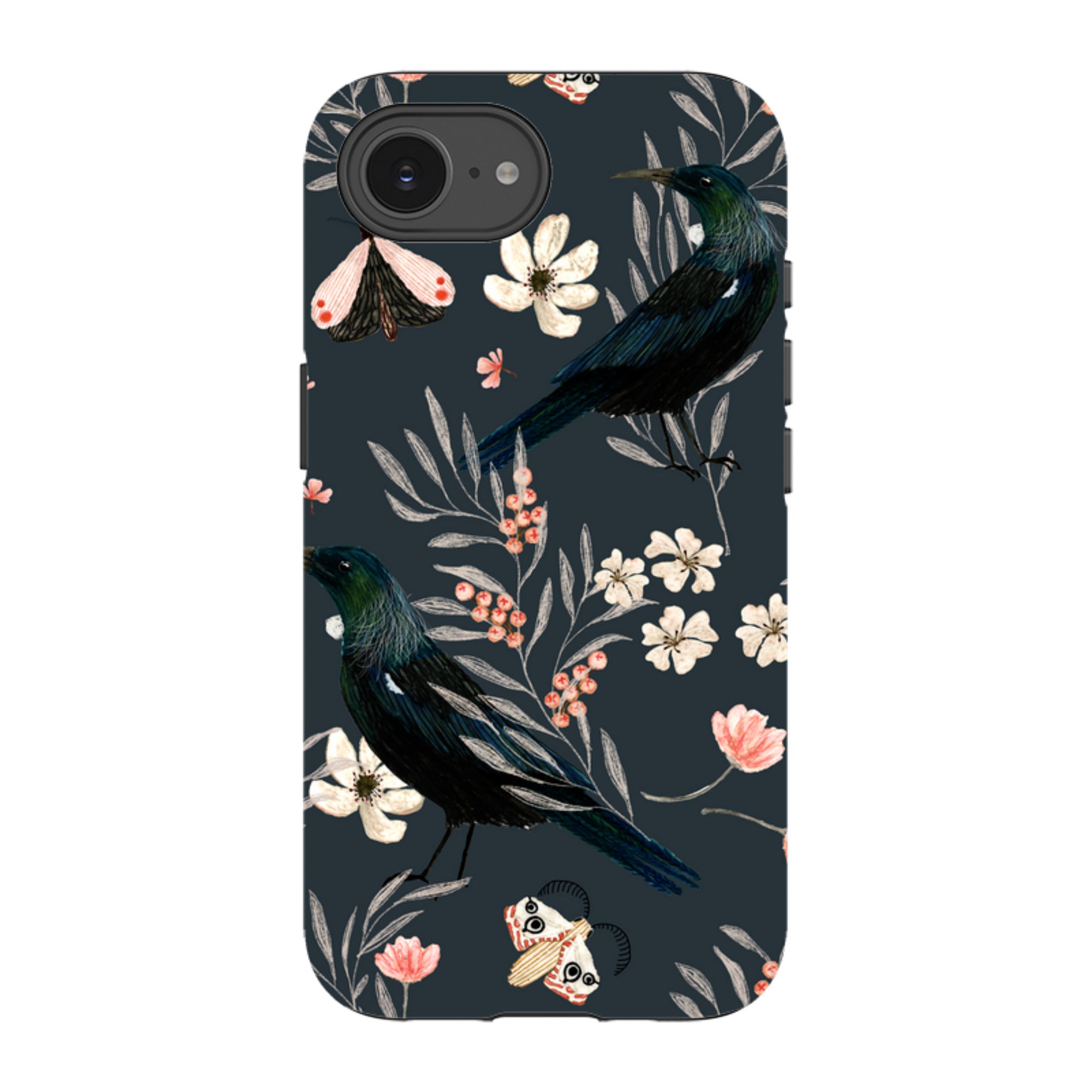 iPhone Tough Case - Moths And Tuis By Katherine Quinn