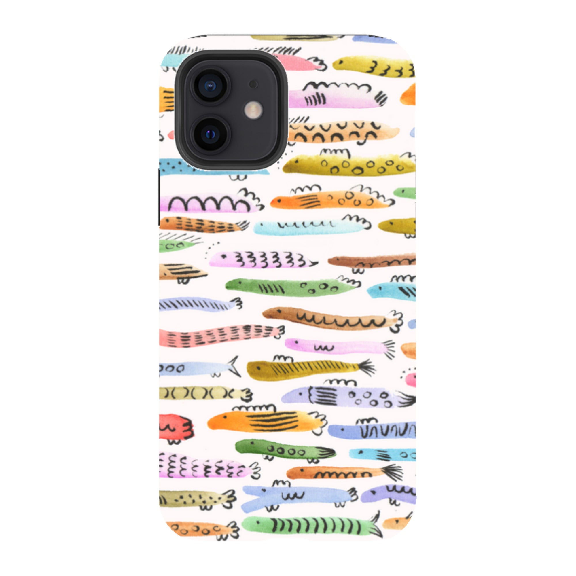 iPhone Tough Case - Colourful Fishes By Gabriela Larios