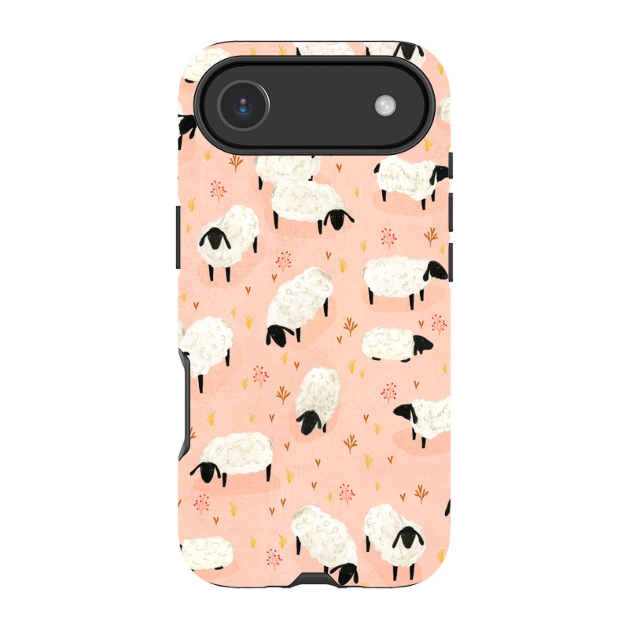 iPhone Tough Case - Sheep Pink By Katherine Quinn