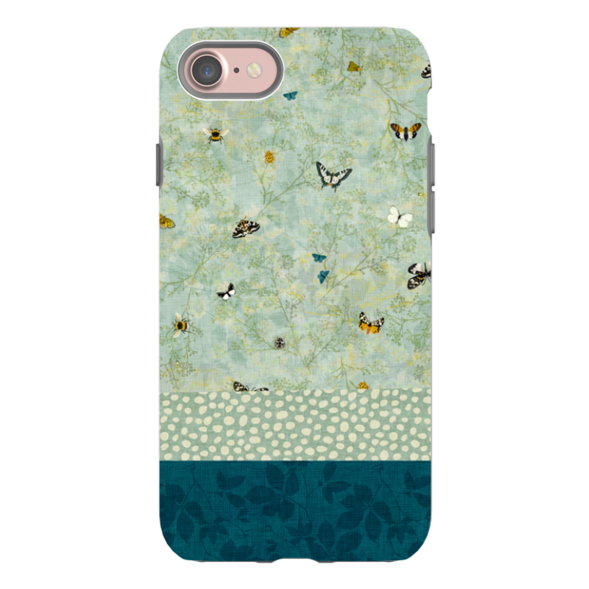 iPhone Tough Case - Chinoiserie Garden Soft Sage 2 By Katherine Quinn